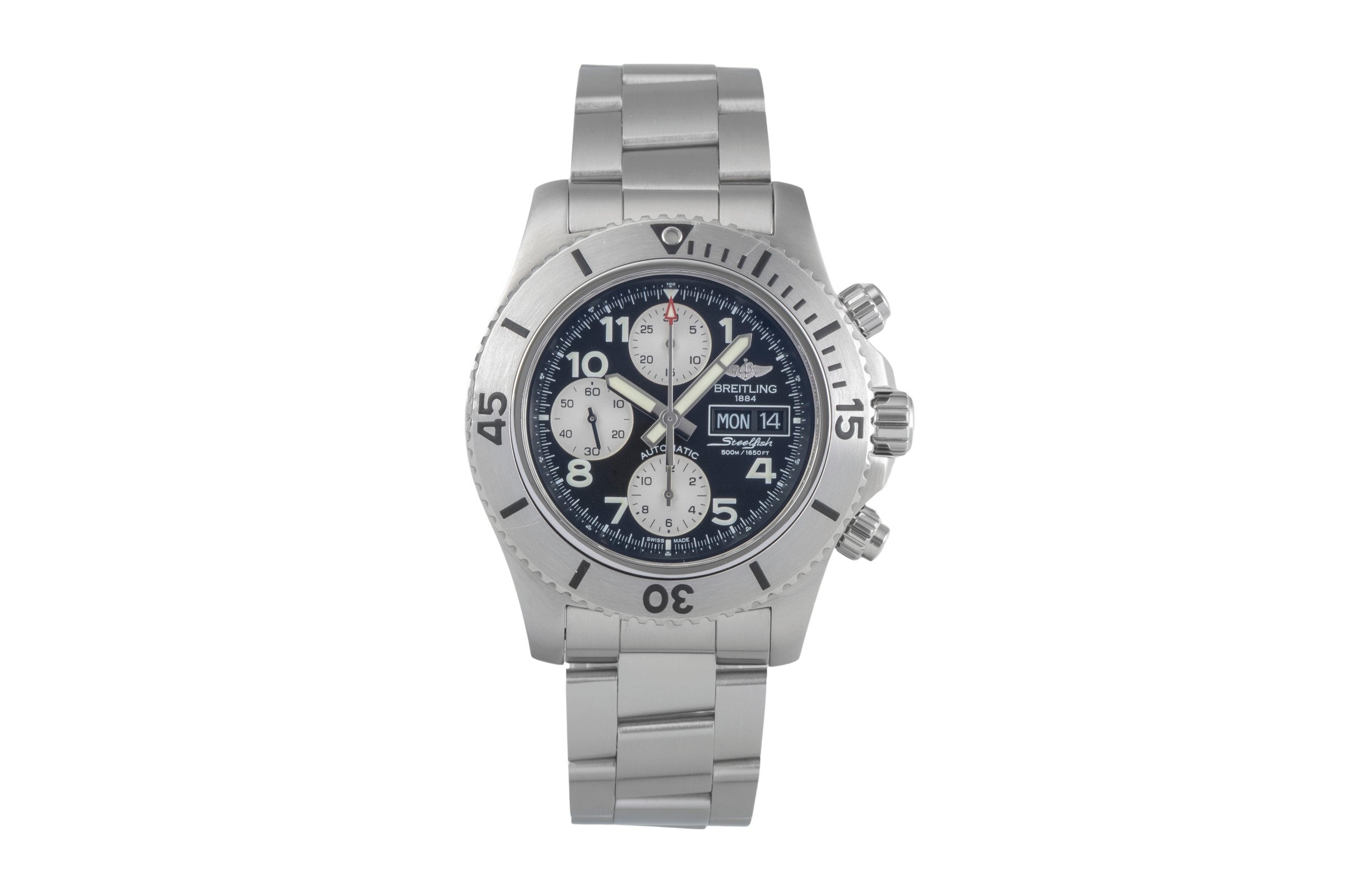 Breitling Superocean Chronograph steel automatic Kal. B13 Ref