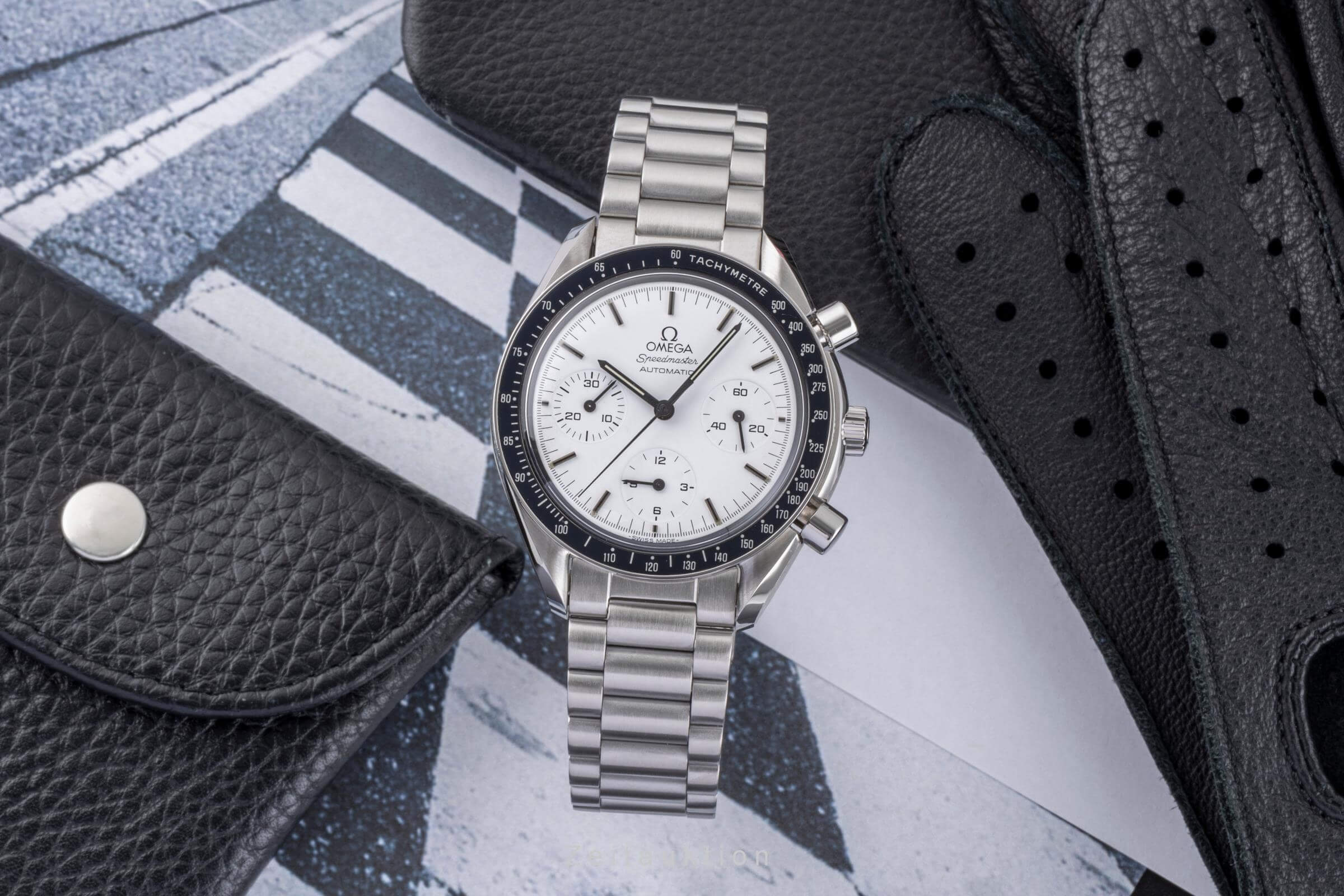 Omega Speedmaster Reduced Albino Chronograph Automatik Herrenuhr 3510.20.00 [2500490]