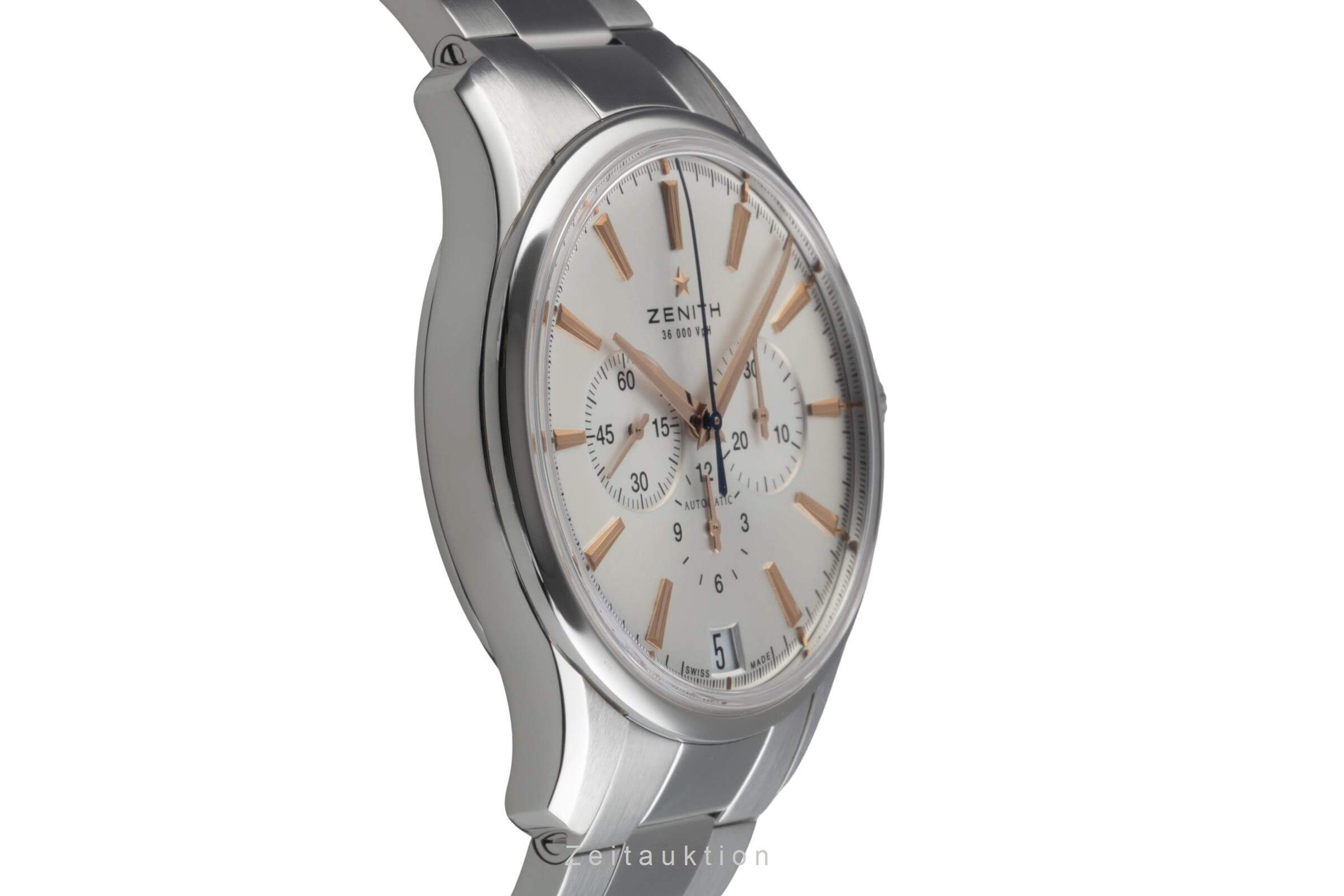 Zenith Captain chronograph steel automatic Kal. 400 Ref. 03.2110