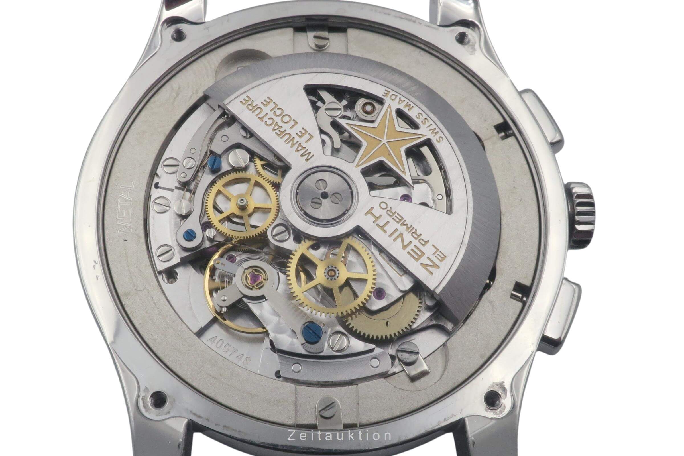 Zenith Captain chronograph steel automatic men's watch 03.2110.400/01.C498 LP: 12300EUR  [2500498]