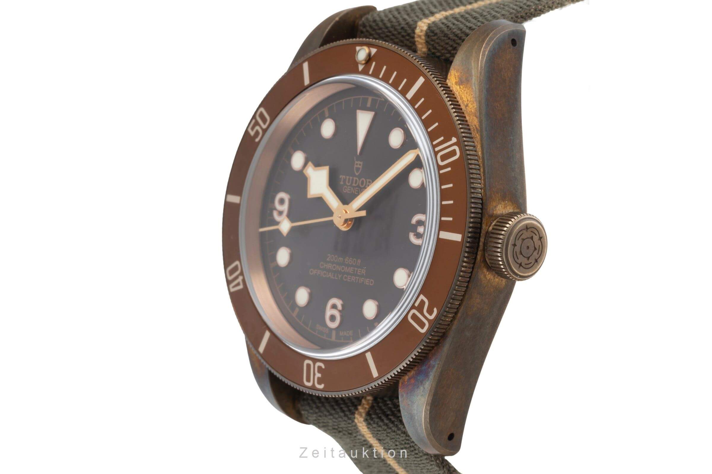 Tudor Heritage Black Bay Bronze Automatik Herrenuhr Ref. 79250B B&P 2018 [2500510]