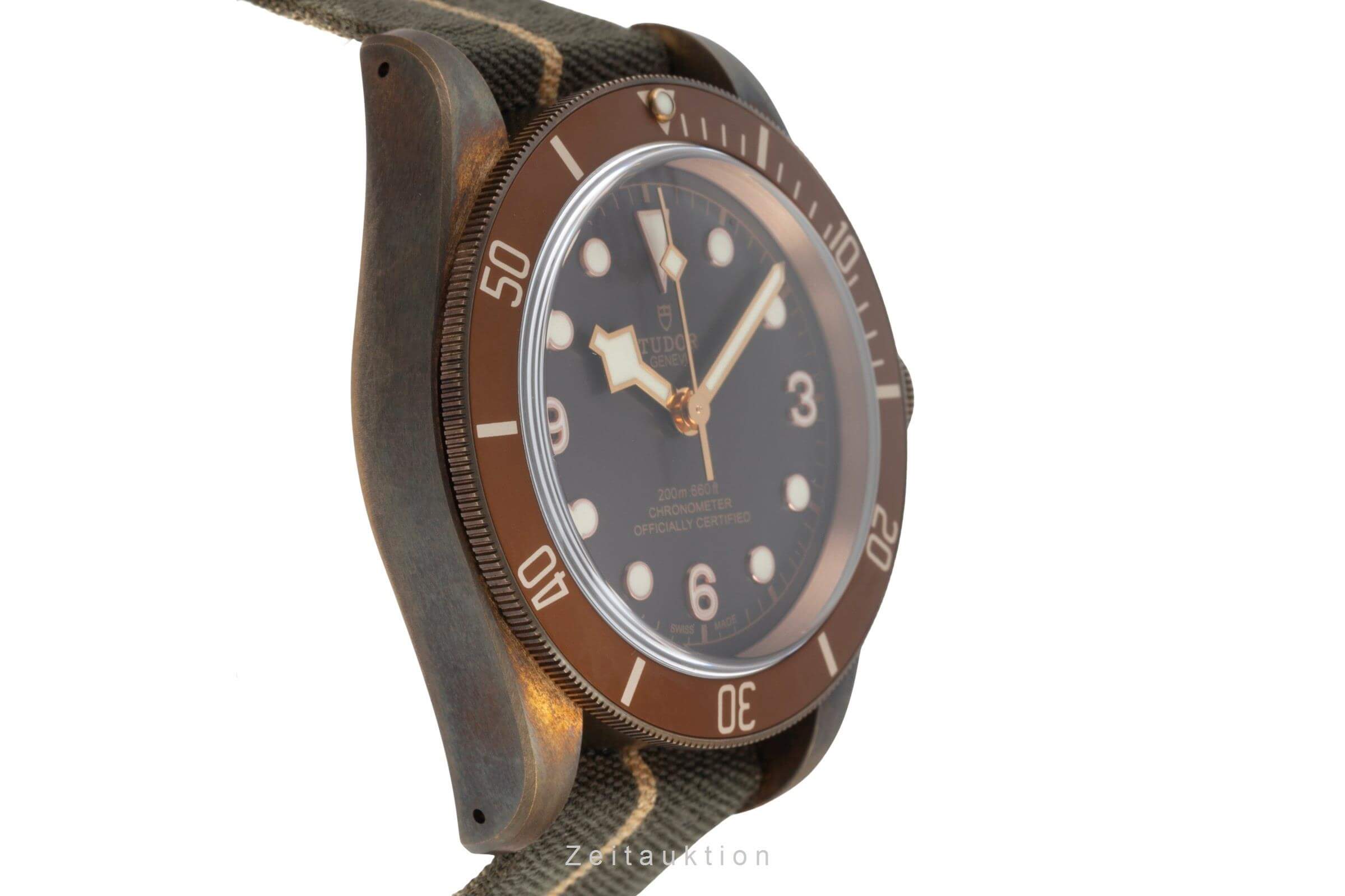 Tudor Heritage Black Bay Bronze Automatik Herrenuhr Ref. 79250B B&P 2018 [2500510]