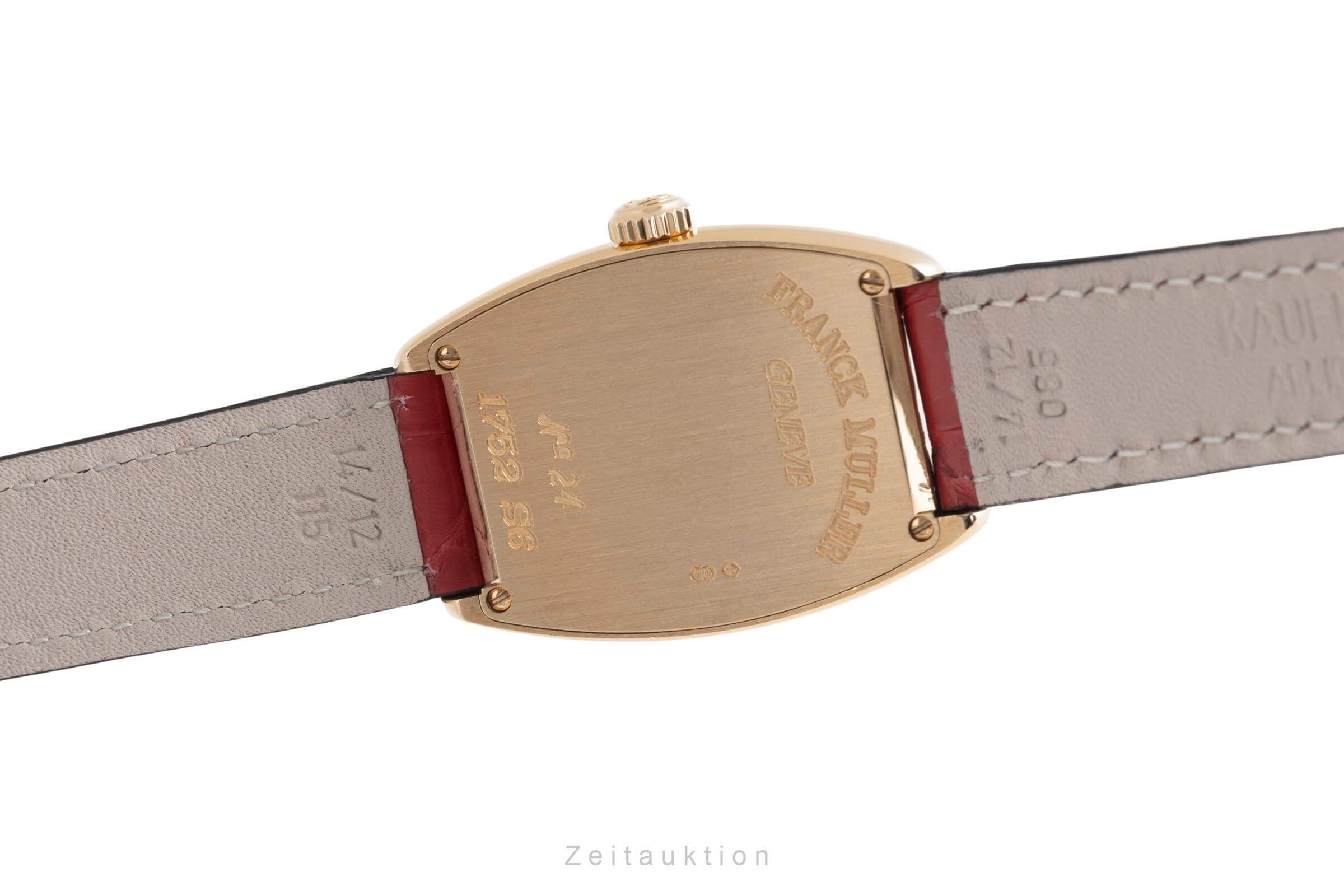 Franck Muller Cintree Curvex 18K Gold  Handaufzug Damenuhr Ref. 1752 S6  [2500519]