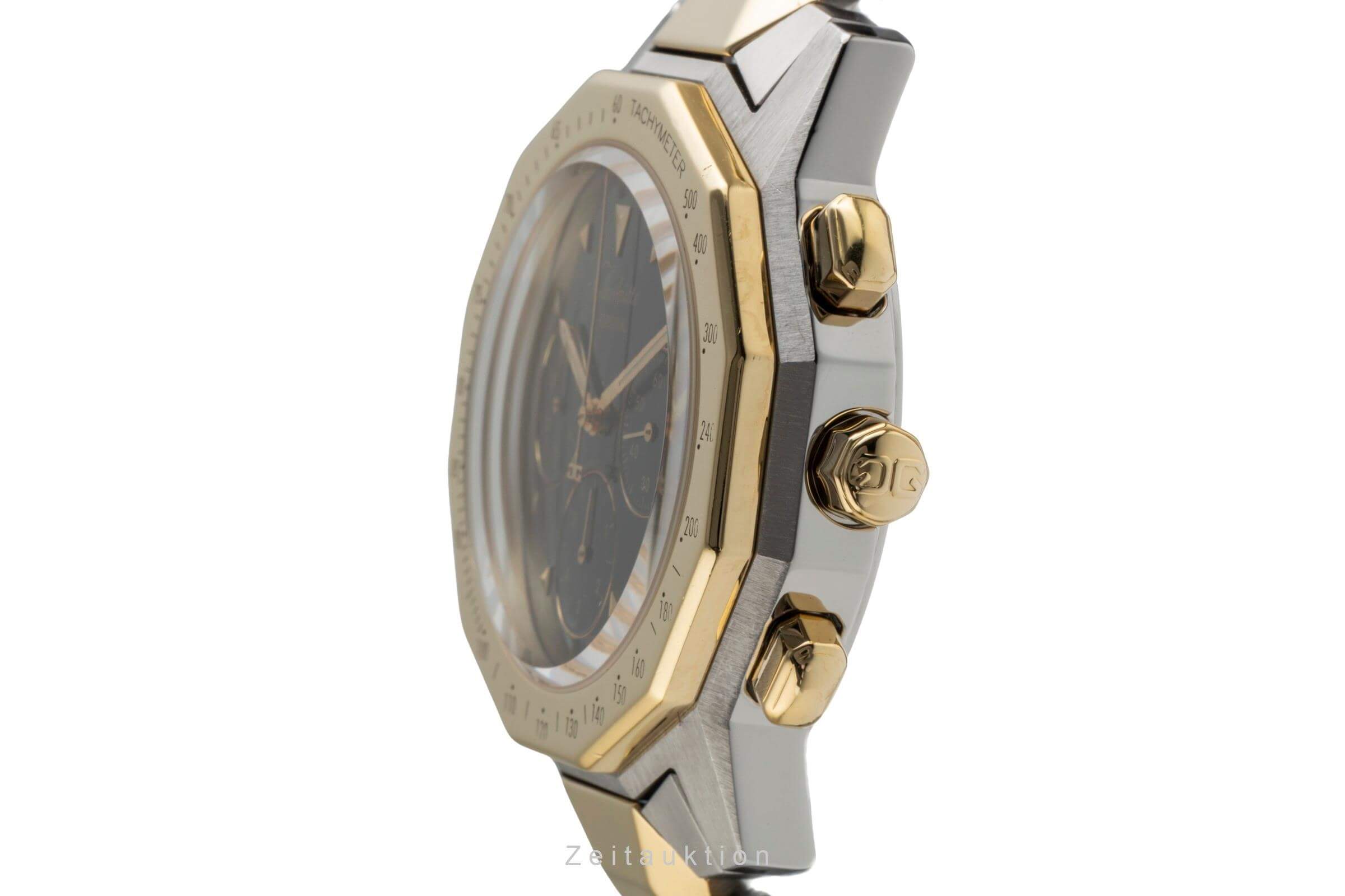 Glashütte Sport Chronograph Stahl / Gold Automatik Ref 1-10-66-12-11-04 B&P 1998 [2500525]