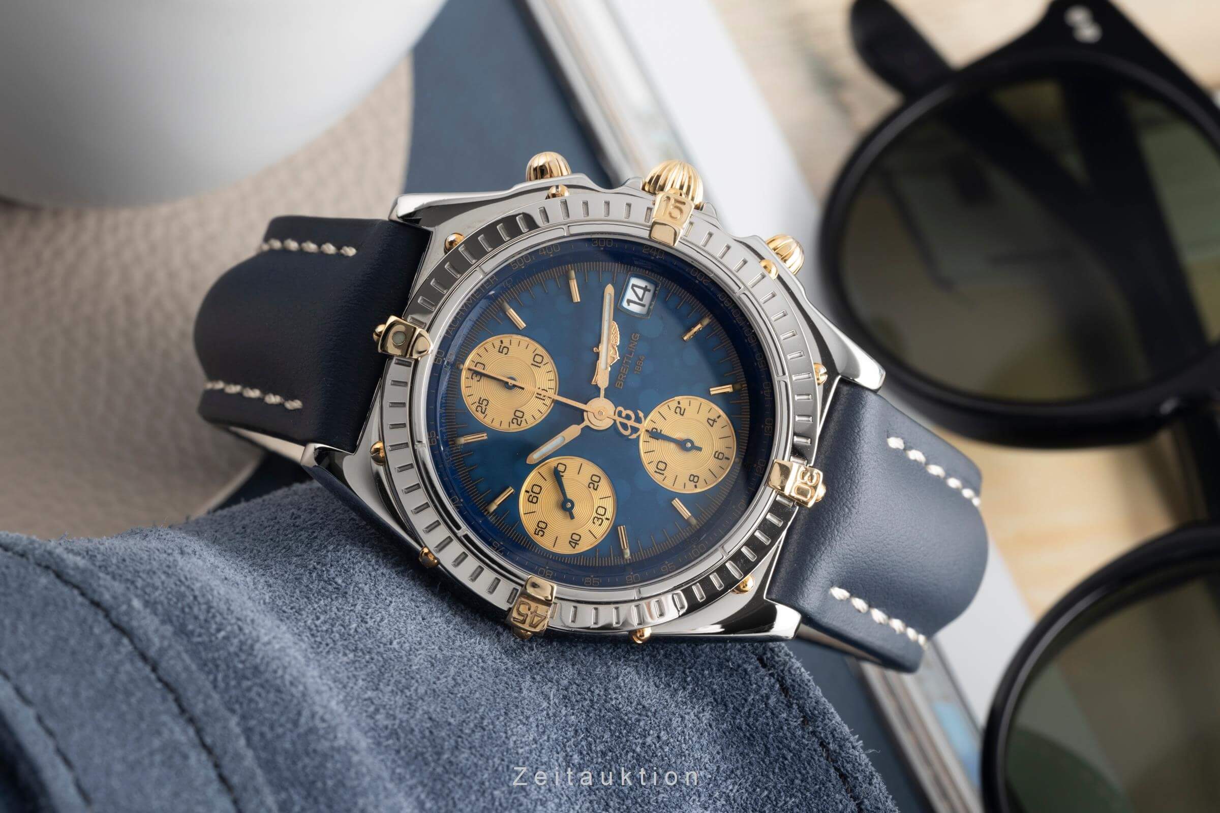 Breitling Chronomat cronografo acciaio / oro automatismo orologio da uomo B13050.1  [2500530]