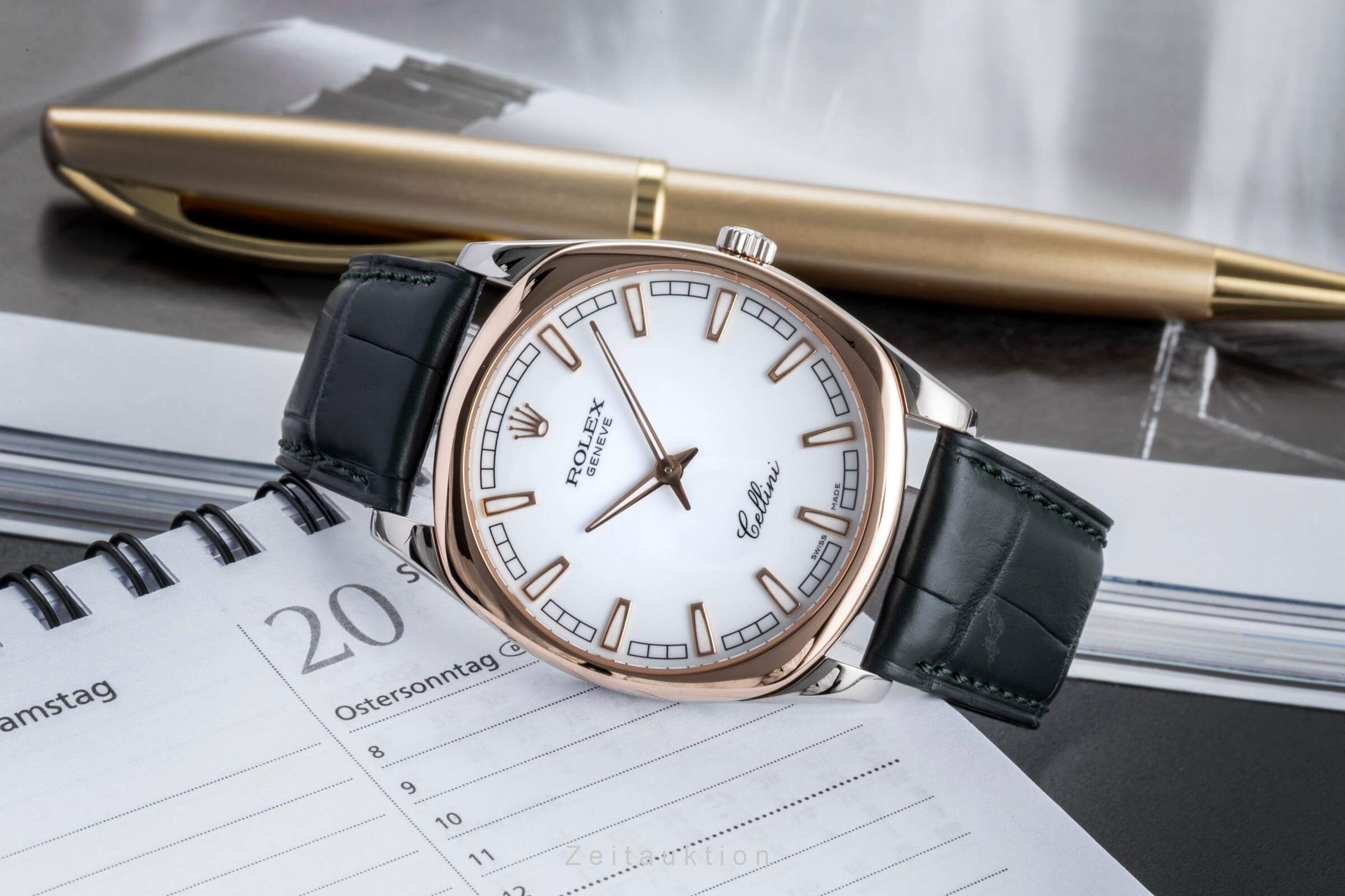 Rolex Cellini or blanc 18 ct à remontage manuel montre pour hommes 4243  [2500547]