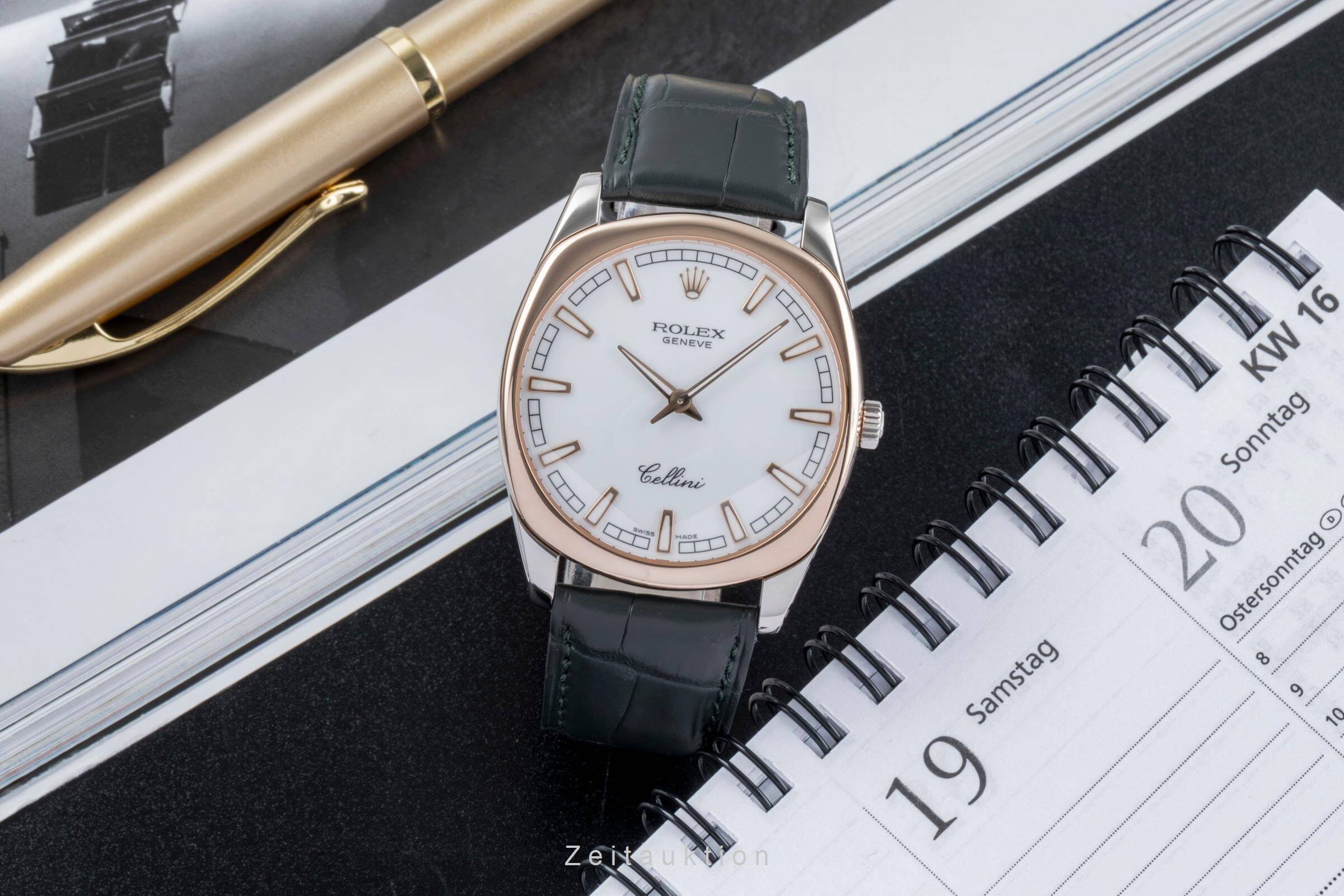 Rolex Cellini or blanc 18 ct à remontage manuel montre pour hommes 4243  [2500547]
