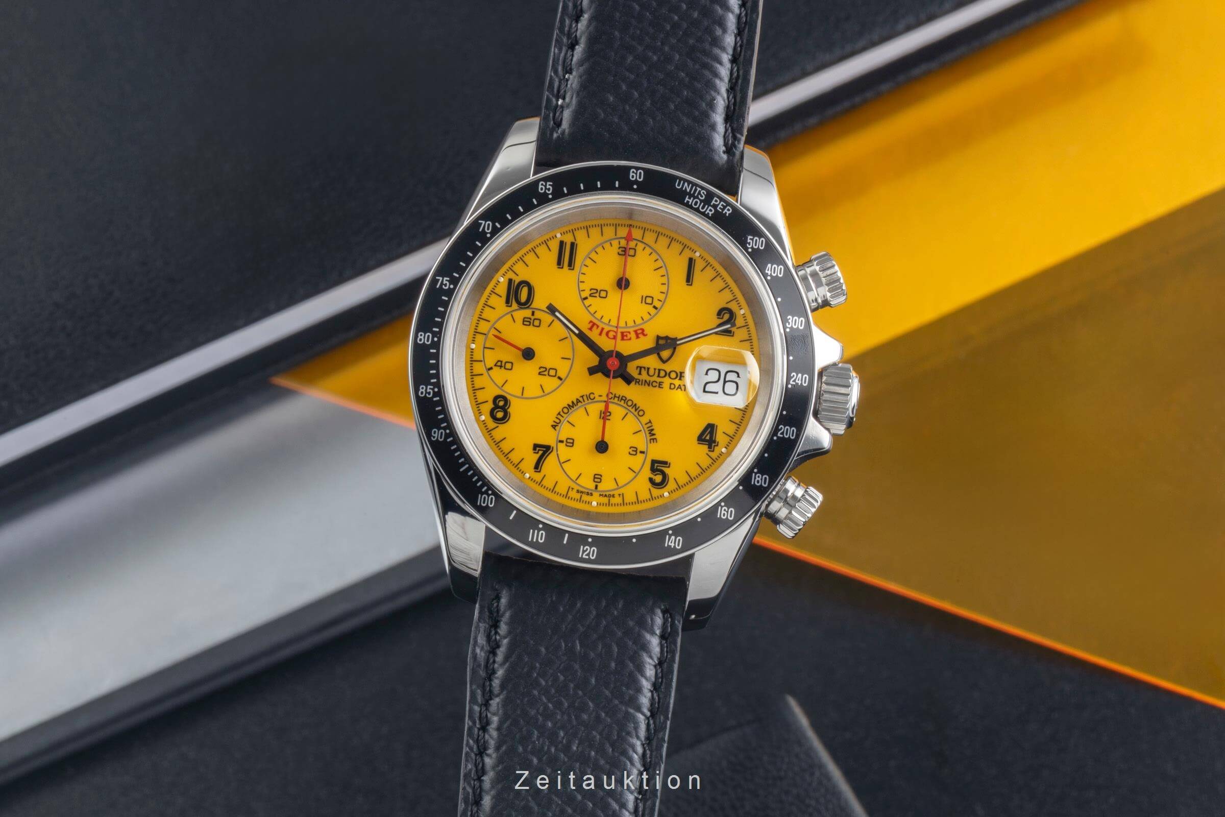 Tudor Prince Date chronograph steel automatic men's watch 79260P  [2500548]