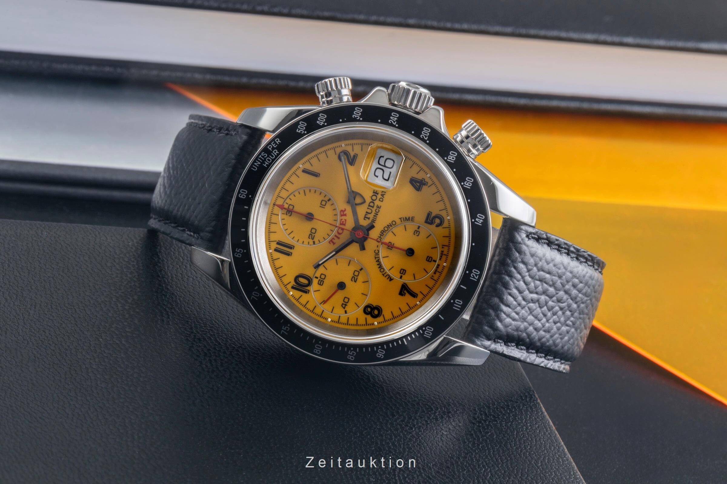 Tudor Prince Date chronograph steel automatic men's watch 79260P  [2500548]