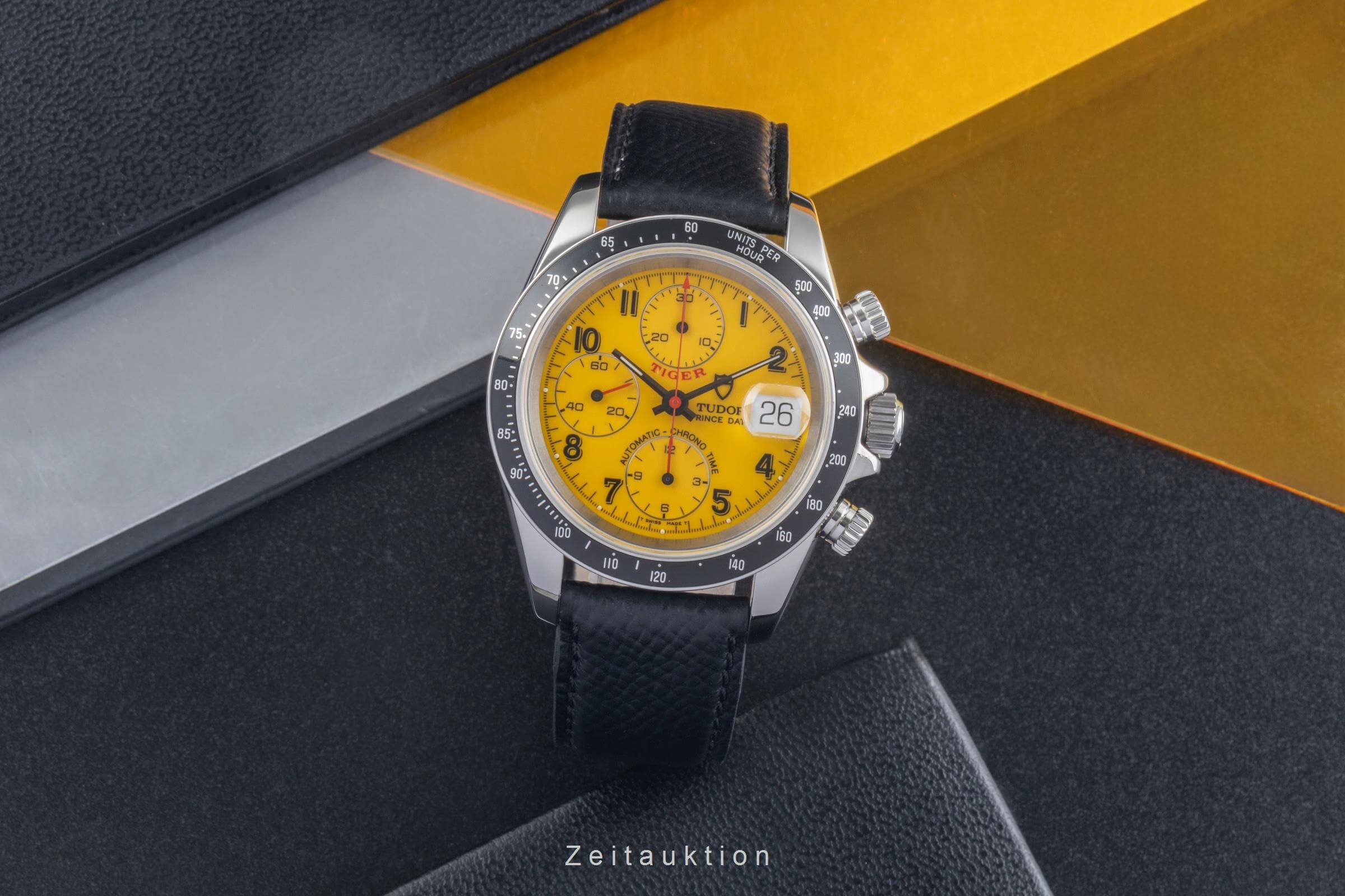 Tudor Prince Date chronograph steel automatic men's watch 79260P  [2500548]