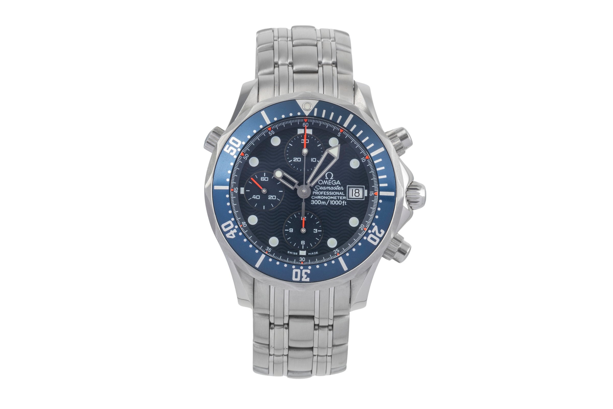 Omega Seamaster chronograph steel automatic men's watch 2599.80.00  [2500551]