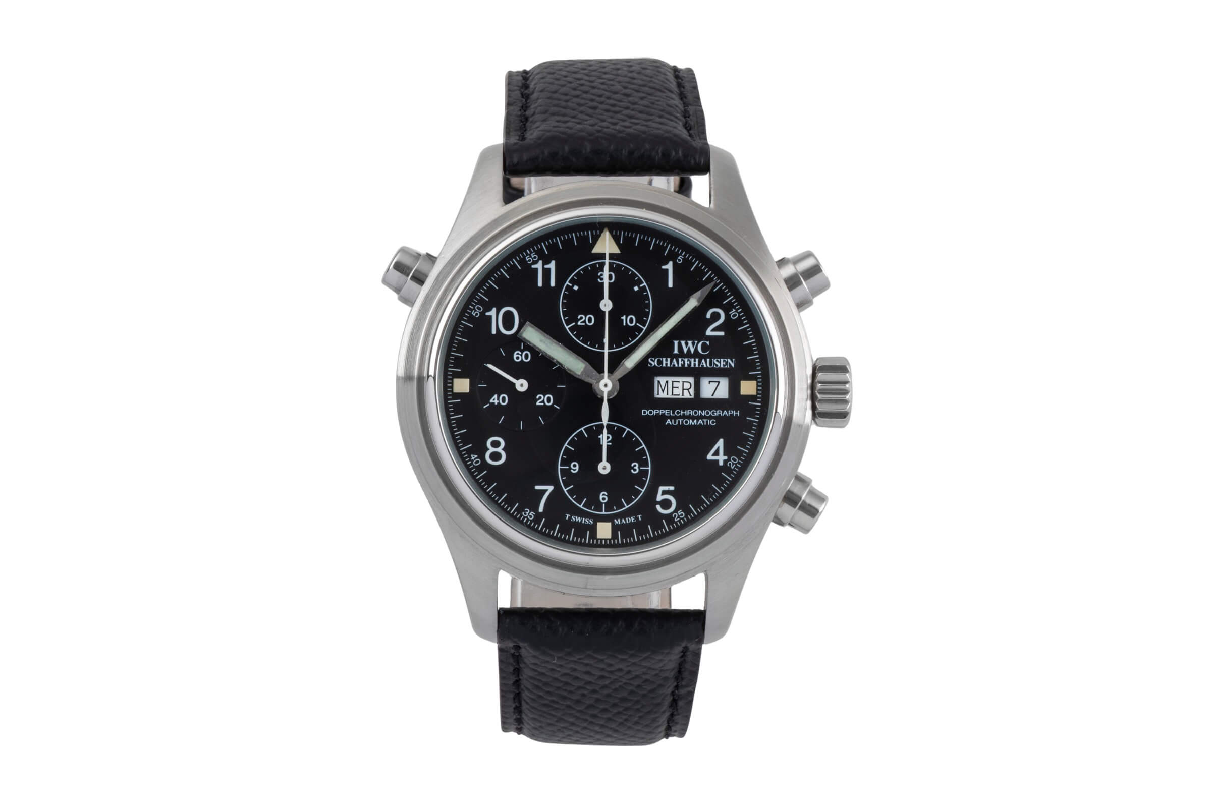 IWC Doppelchronograph chronograph steel automatic men's watch IW371302  [2500552]