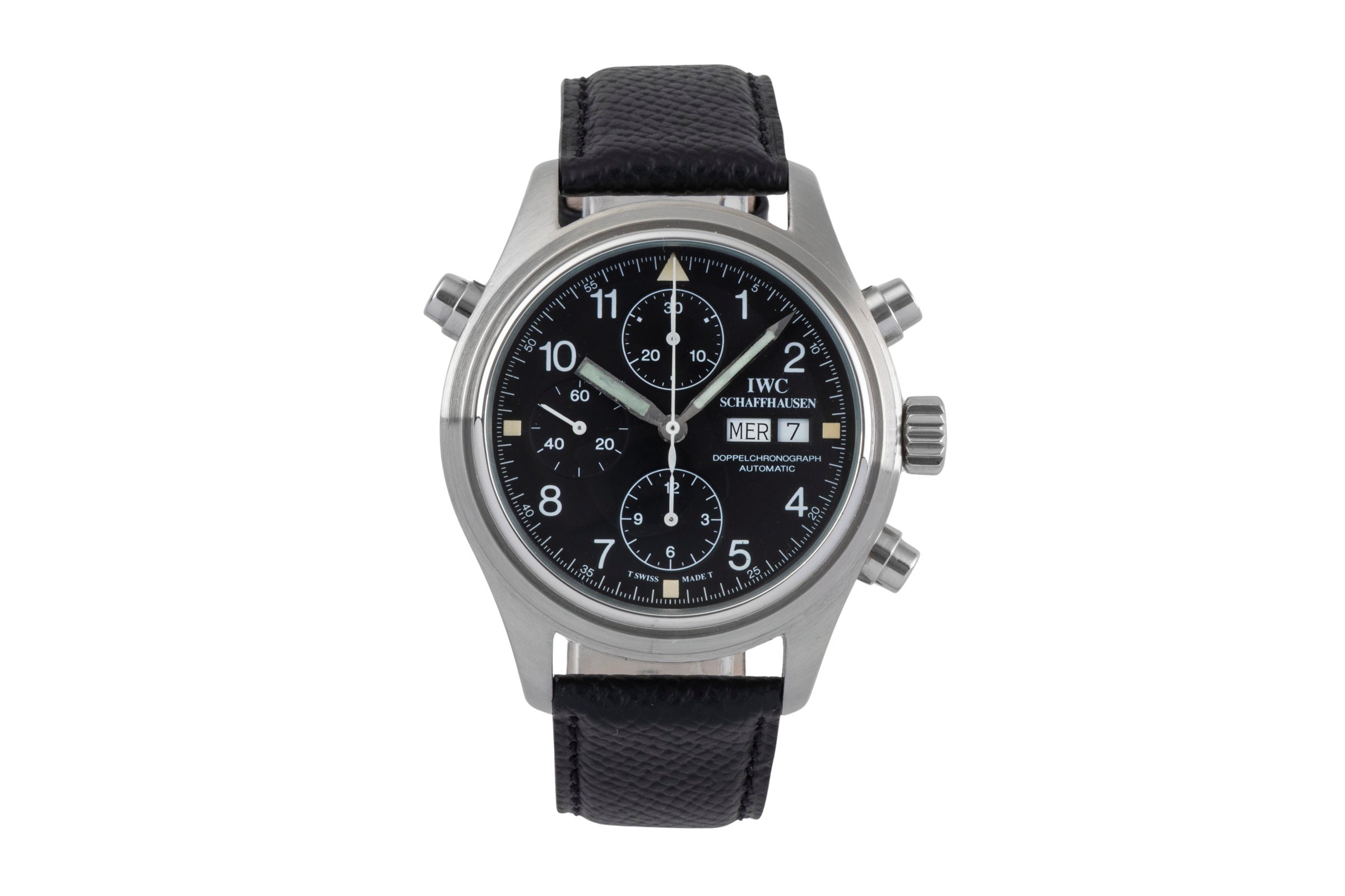 IWC Doppelchronograph cronografo acciaio automatismo orologio da uomo IW371302  [2500552]