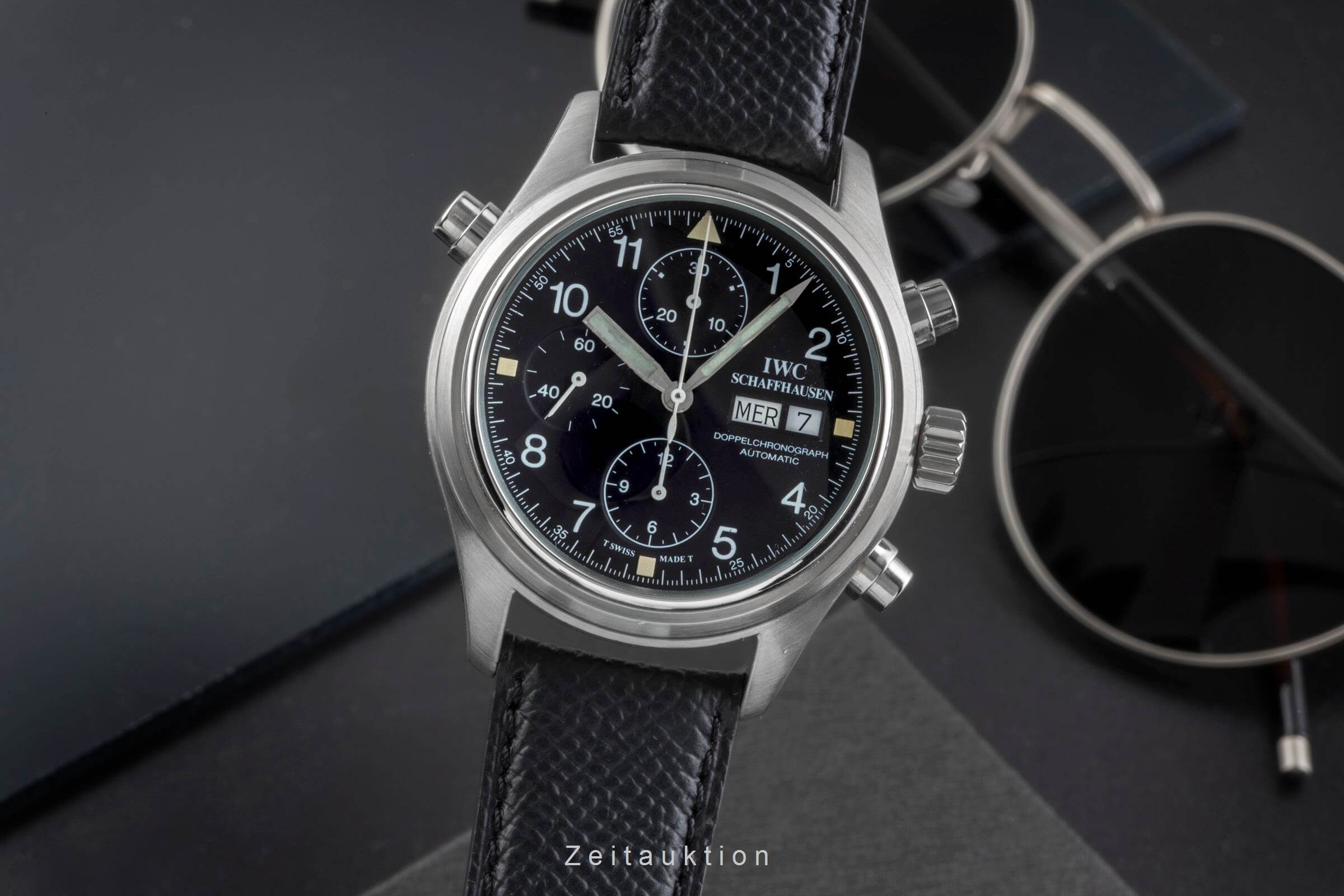 IWC Doppelchronograph chronograph steel automatic men's watch IW371302  [2500552]