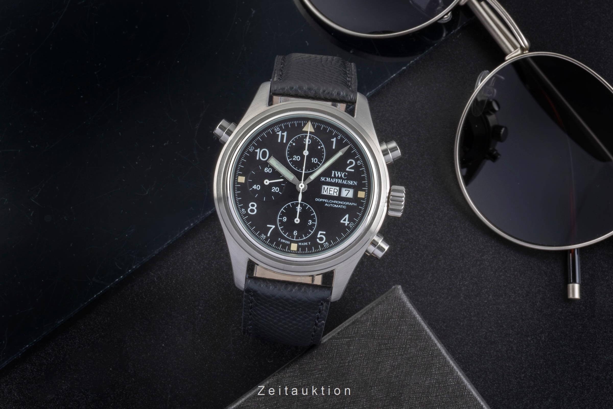 IWC Doppelchronograph chronograph steel automatic men's watch IW371302  [2500552]