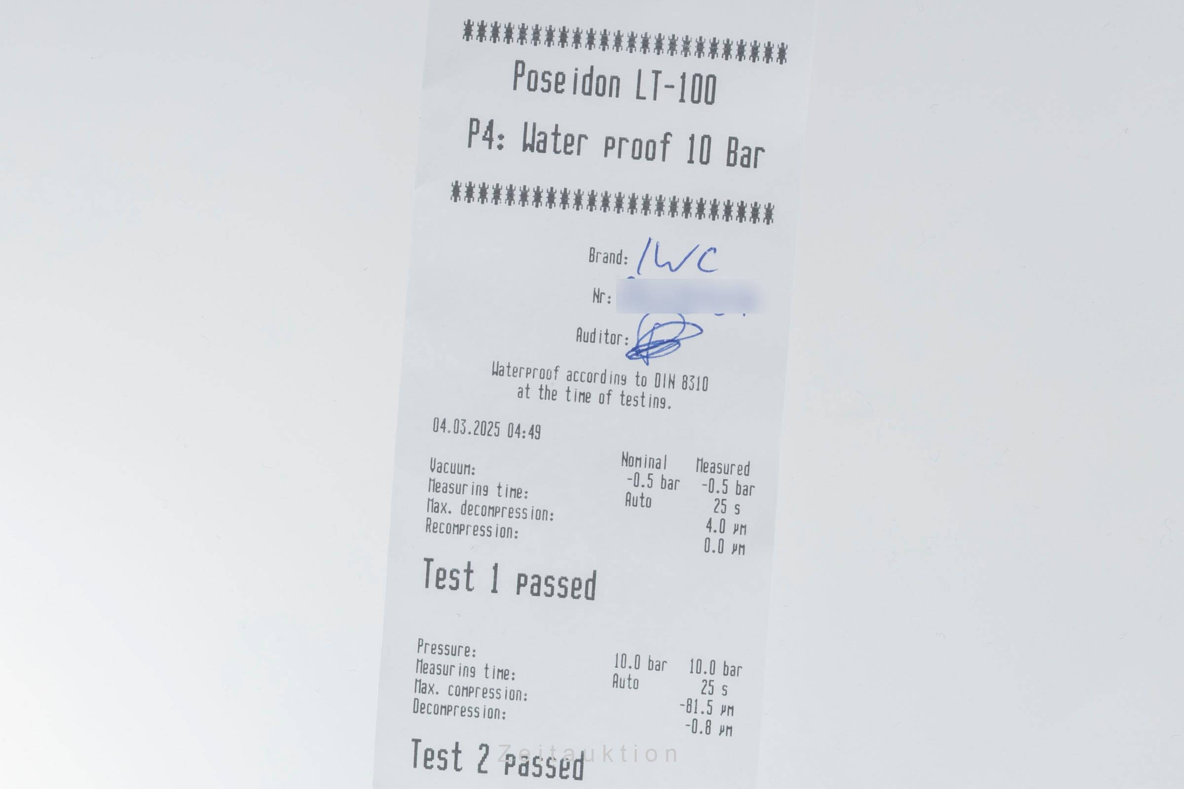 IWC GST cronógrafo acero automático reloj para caballeros IW370707  [2500562]