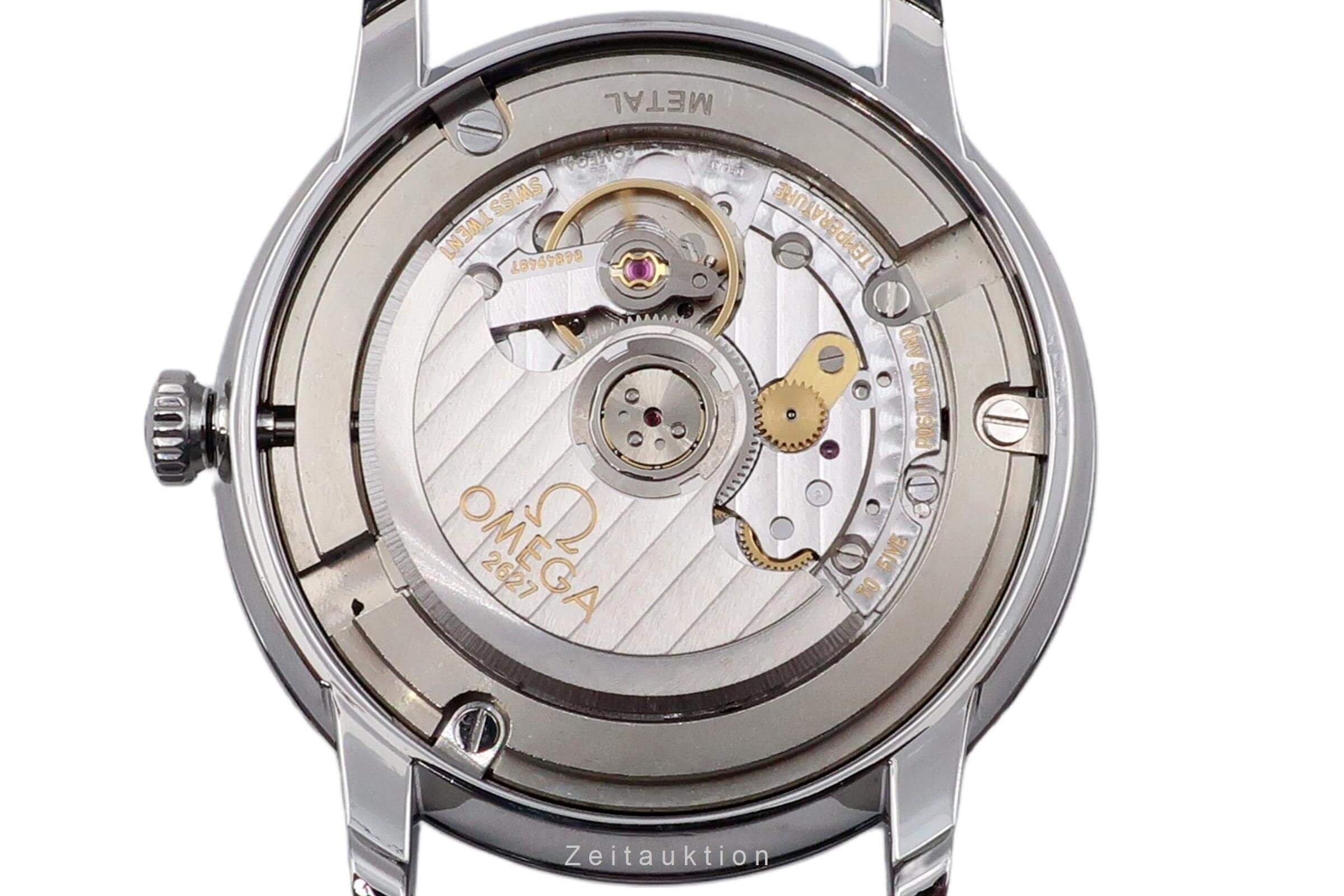 Omega De Ville acciaio automatismo orologio da uomo 424.13.40.21.02.001 LP: 6200EUR  [2500563]