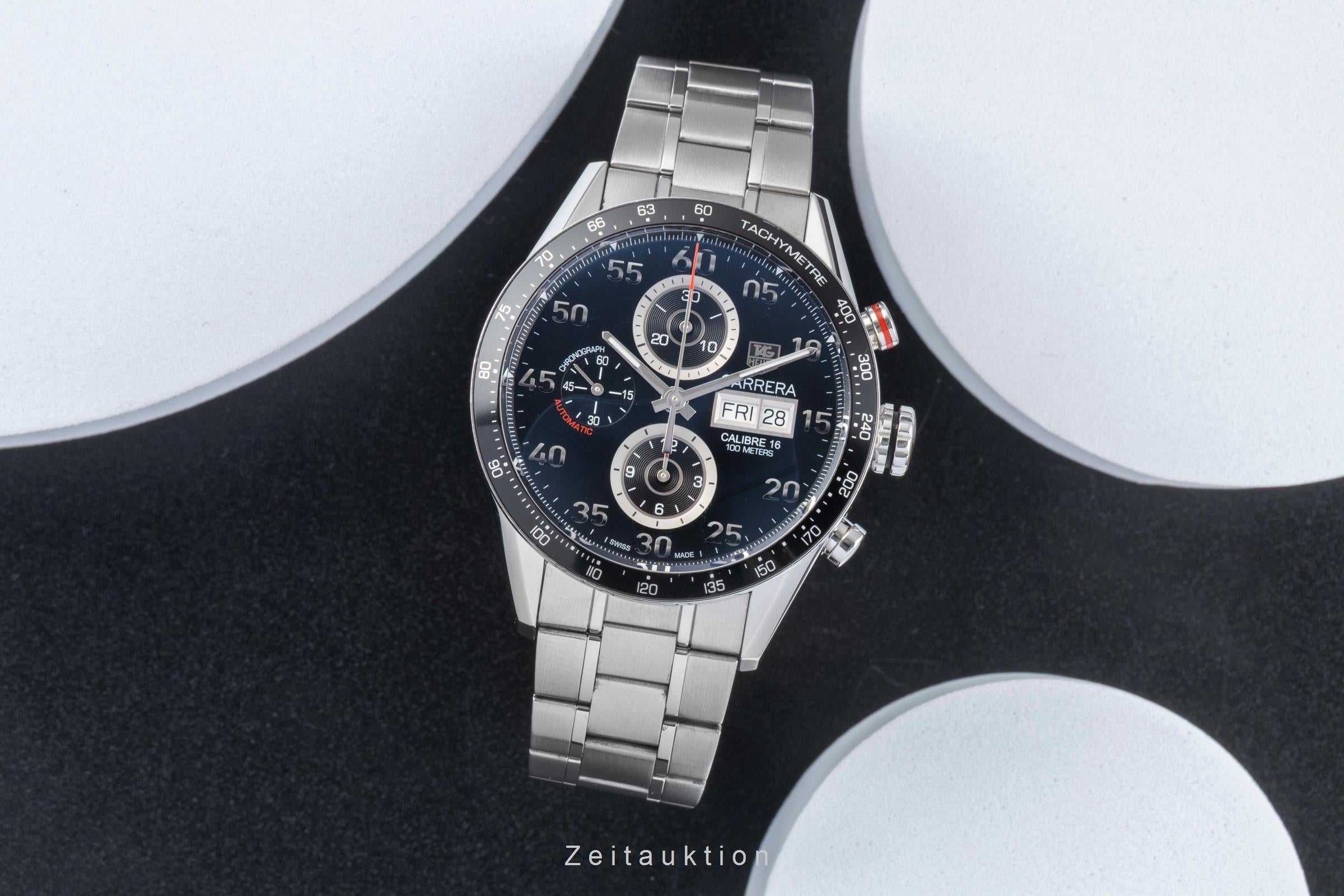 Tag Heuer Carrera chronograph steel automatic men's watch CV2A10.BA0796 LP: 5350EUR  [2500568]