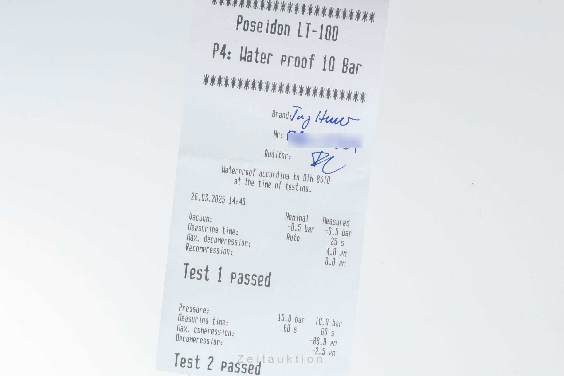 Tag Heuer Carrera chronograph steel automatic men's watch CV2A10.BA0796 LP: 5350EUR  [2500568]