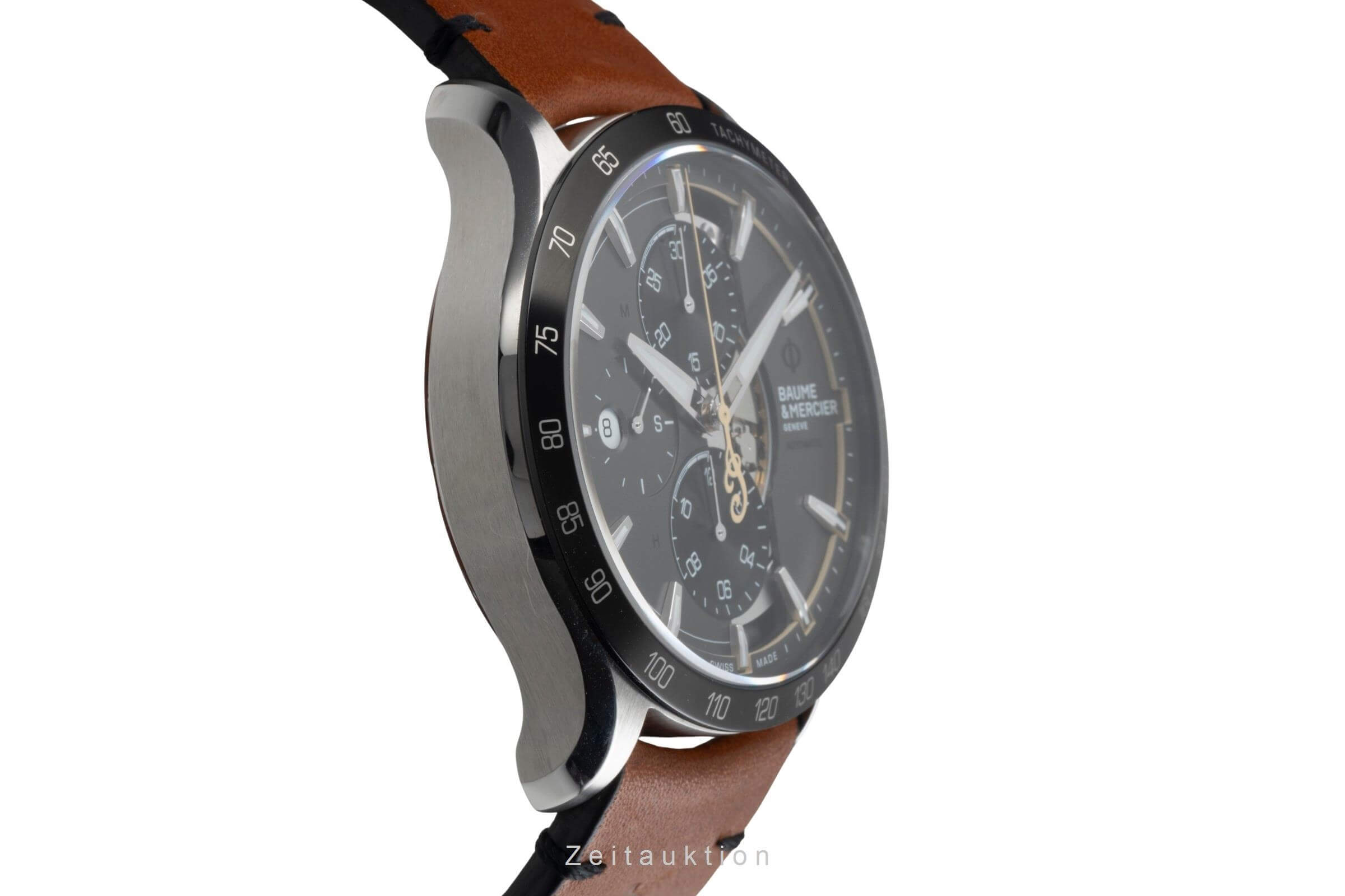 Baume & Mercier Clifton cronografo acciaio automatismo orologio da uomo 65843 M0A10402 LP: 4900EUR Limited  [2500569]