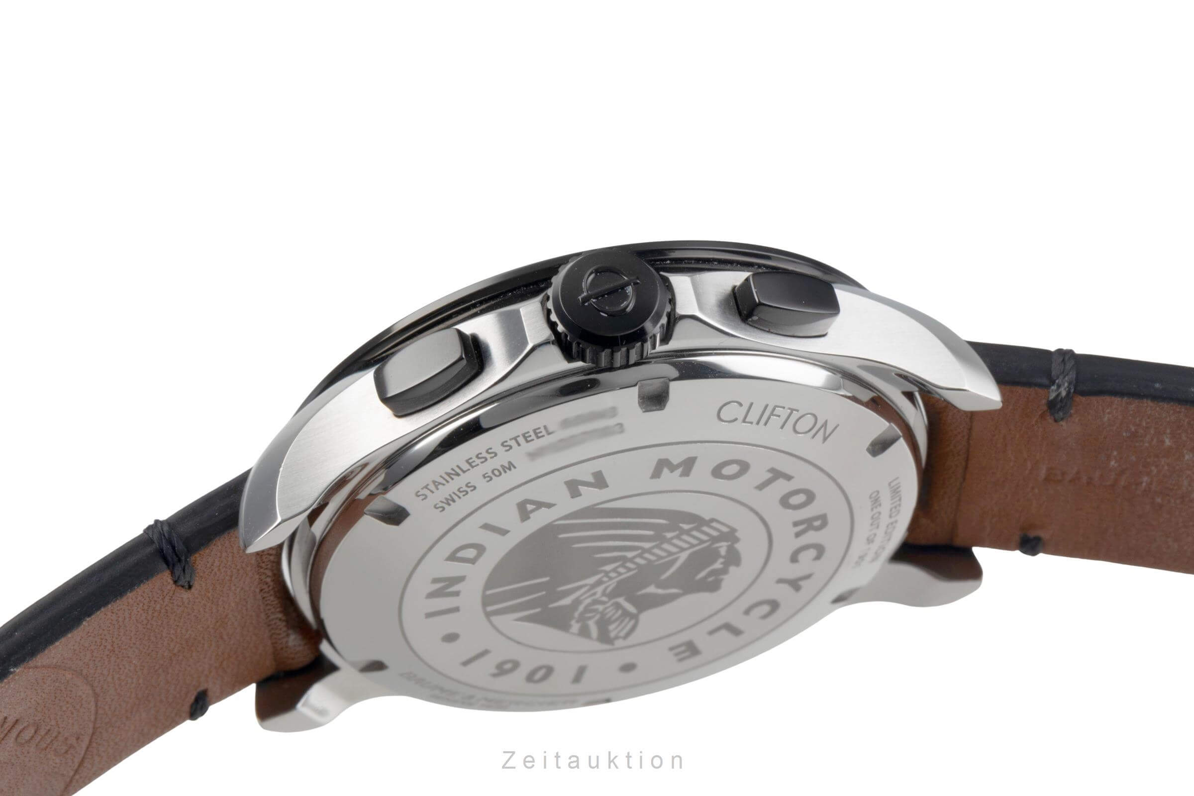 Baume & Mercier Clifton cronografo acciaio automatismo orologio da uomo 65843 M0A10402 LP: 4900EUR Limited  [2500569]