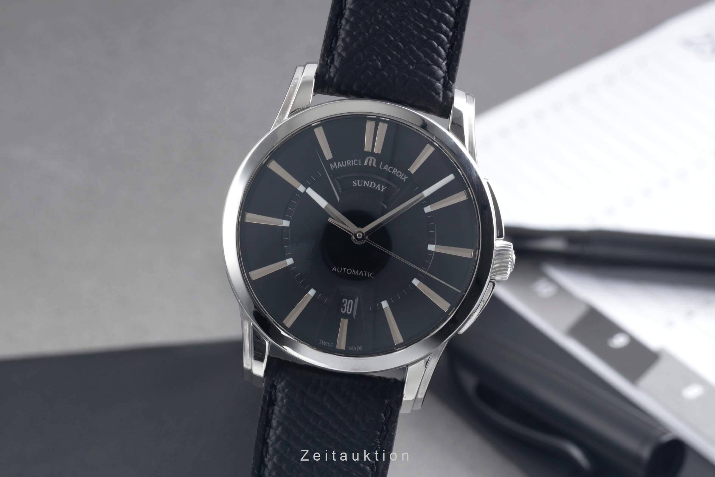 Maurice Lacroix Pontos steel automatic Kal. ML 009 Ref. PT6158
