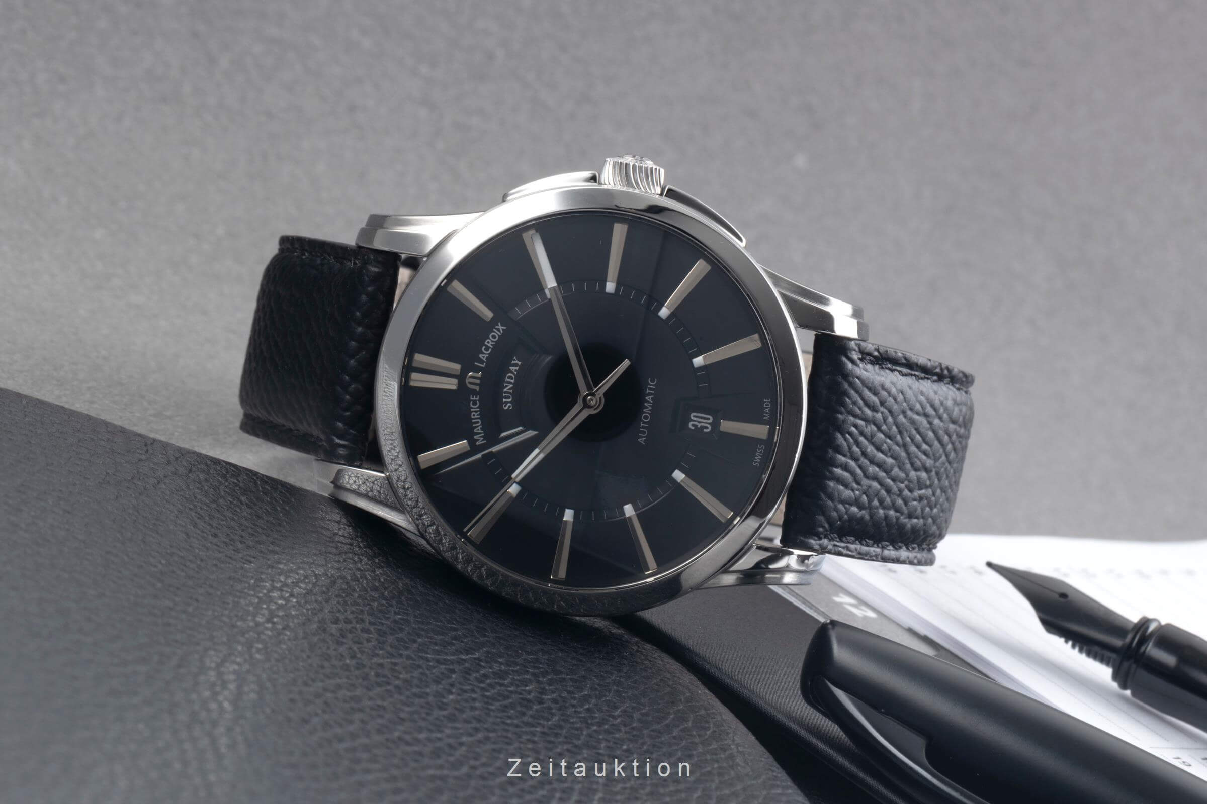 Maurice Lacroix Pontos steel automatic men's watch PT6158-SS001-33E  [2500571]