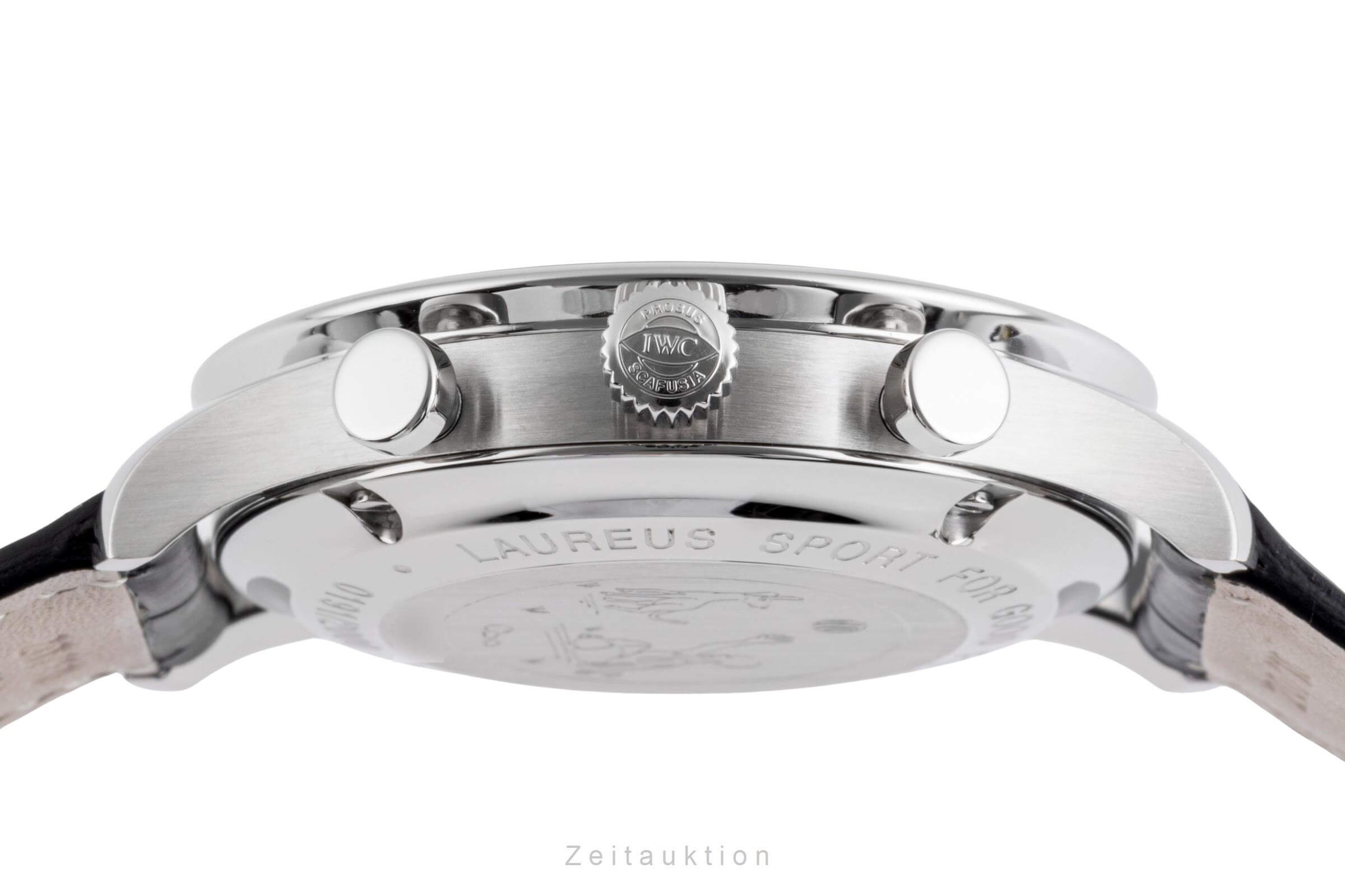 IWC Portugieser cronografo acciaio automatismo orologio da uomo IW371432 LP: 9100EUR Limited  [2500580]