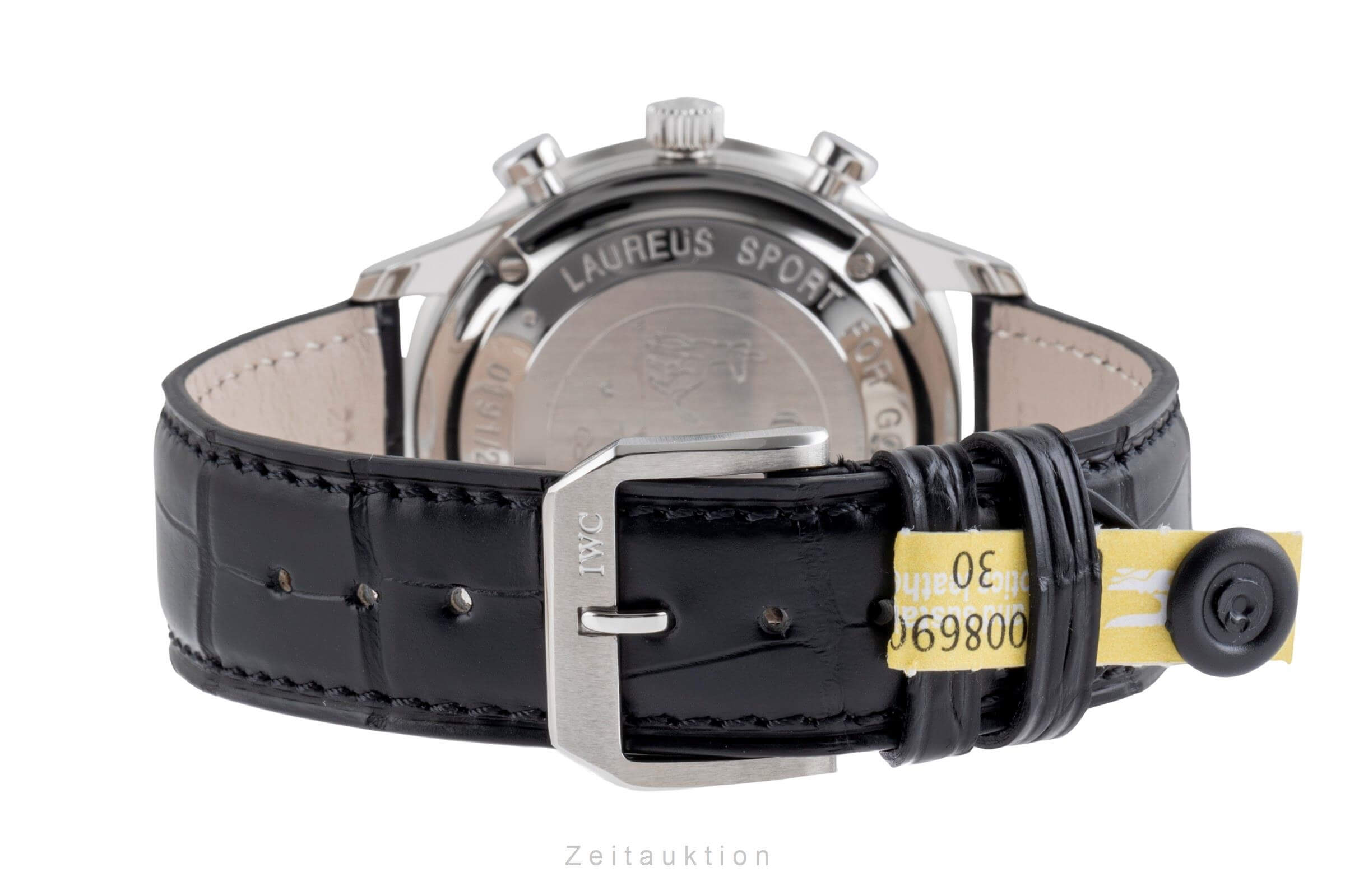 IWC Portugieser cronografo acciaio automatismo orologio da uomo IW371432 LP: 9100EUR Limited  [2500580]