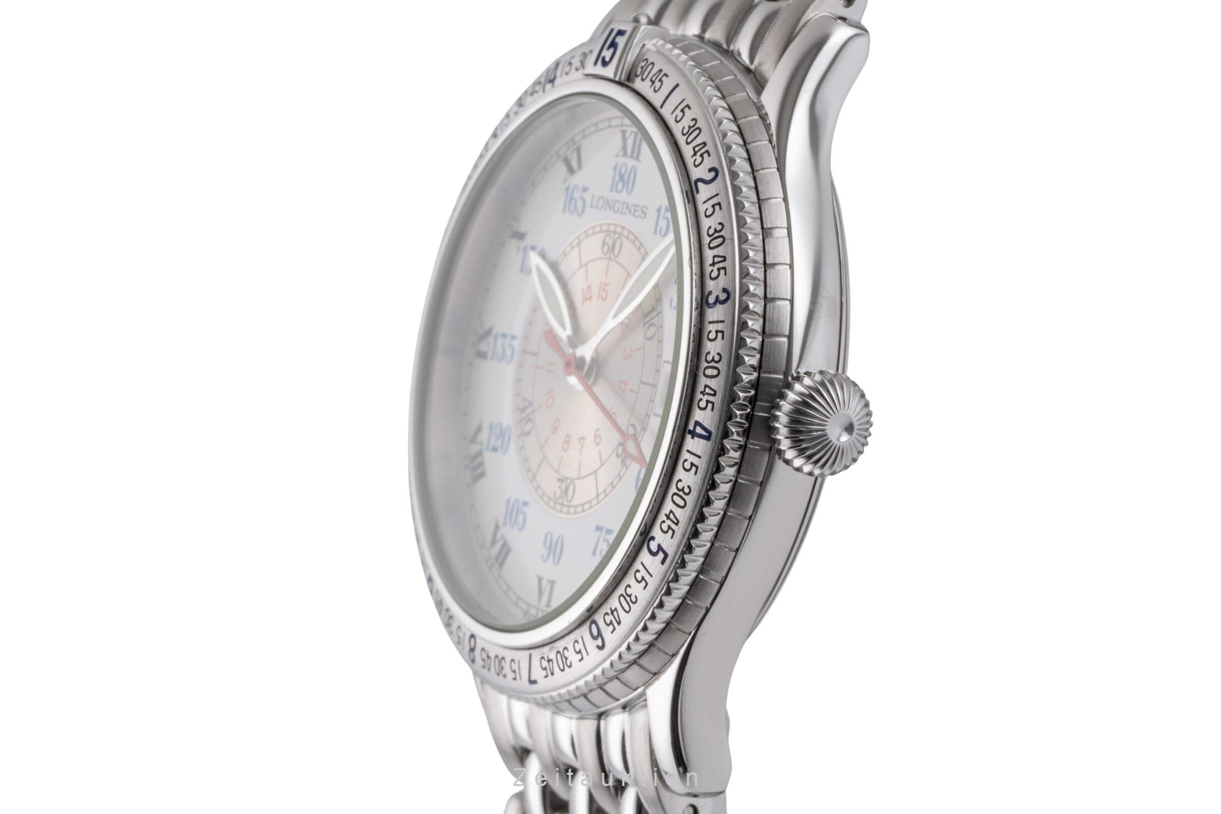 Longines Lindbergh Stundenwinkel acier automatique montre pour hommes L2.617.4  [2500601]