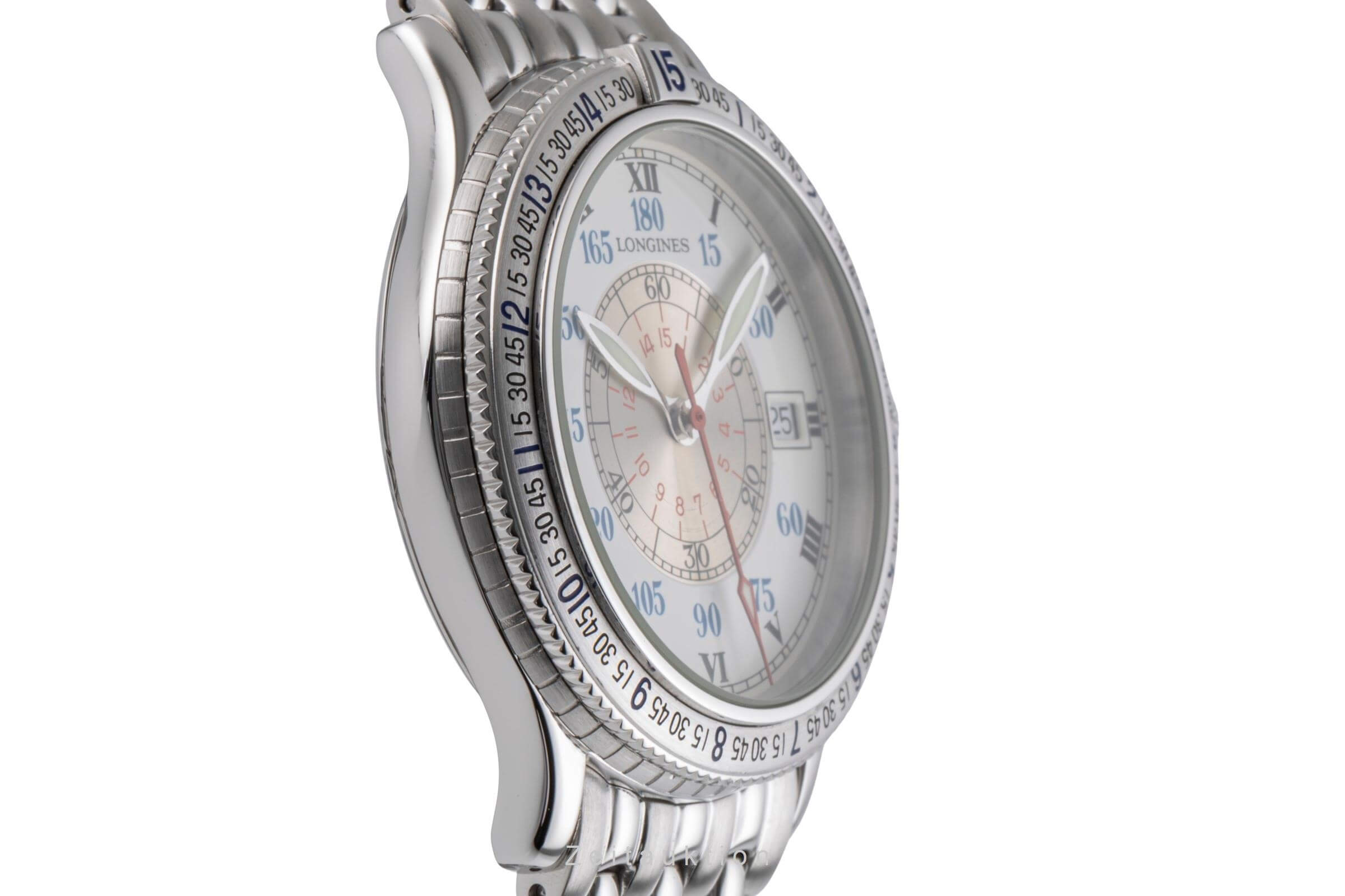 Longines Lindbergh Stundenwinkel acier automatique montre pour hommes L2.617.4  [2500601]