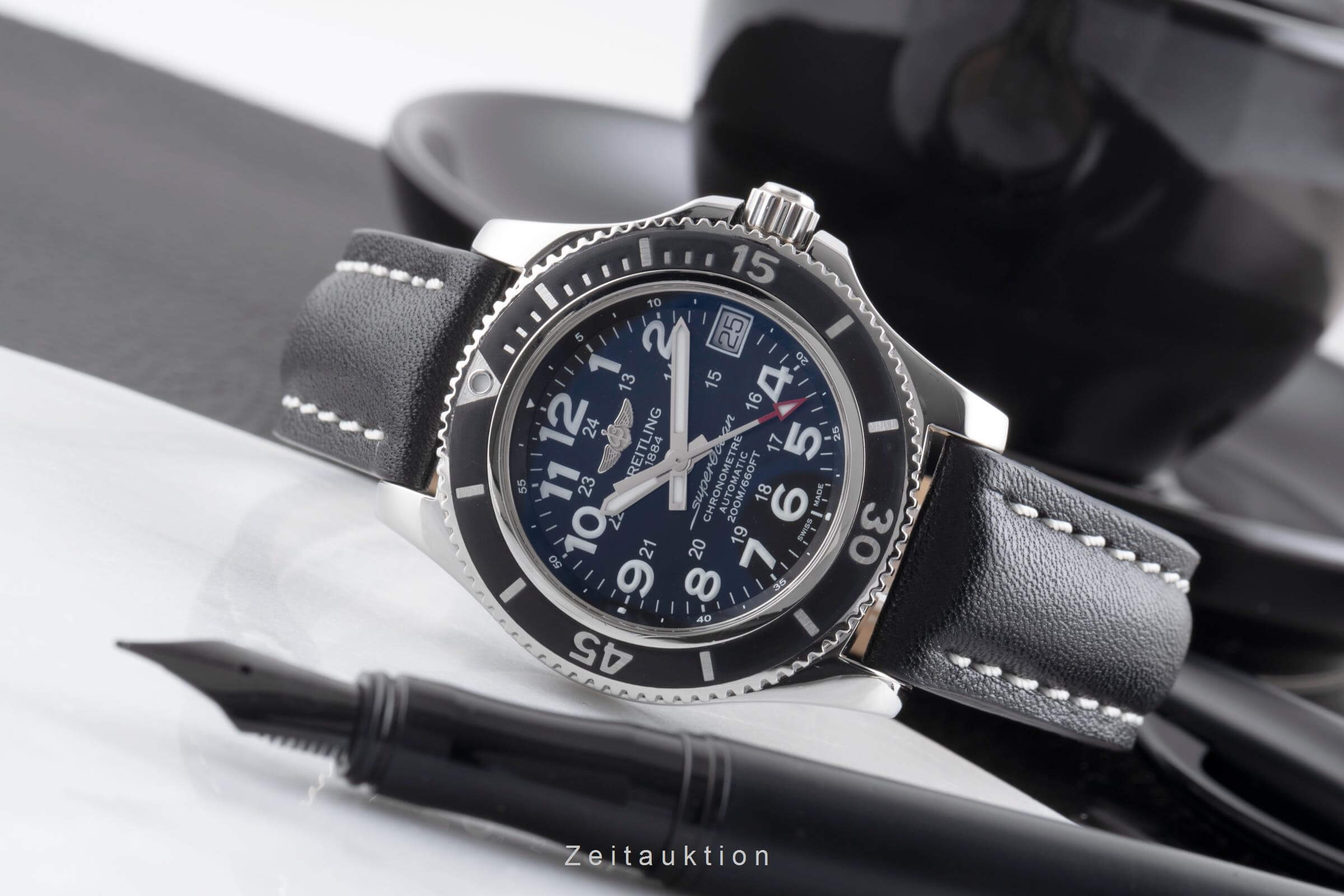 Breitling Superocean acero automático reloj para caballeros A17312C9/BD91 LP: 5050EUR  [2500611]
