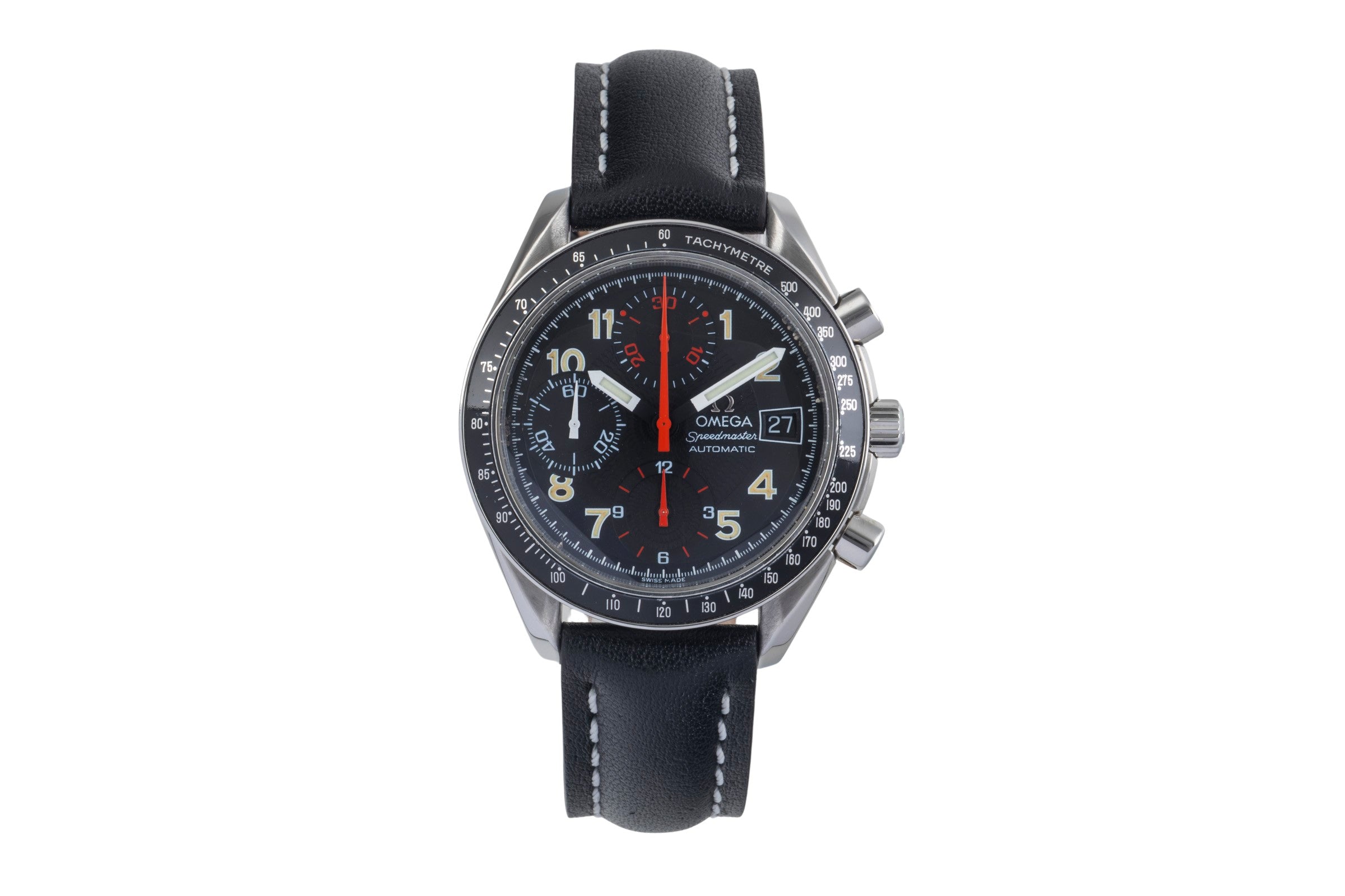 Omega Speedmaster chronograph steel automatic men's watch 3813.53.00 LP: 5700EUR  [2500613]