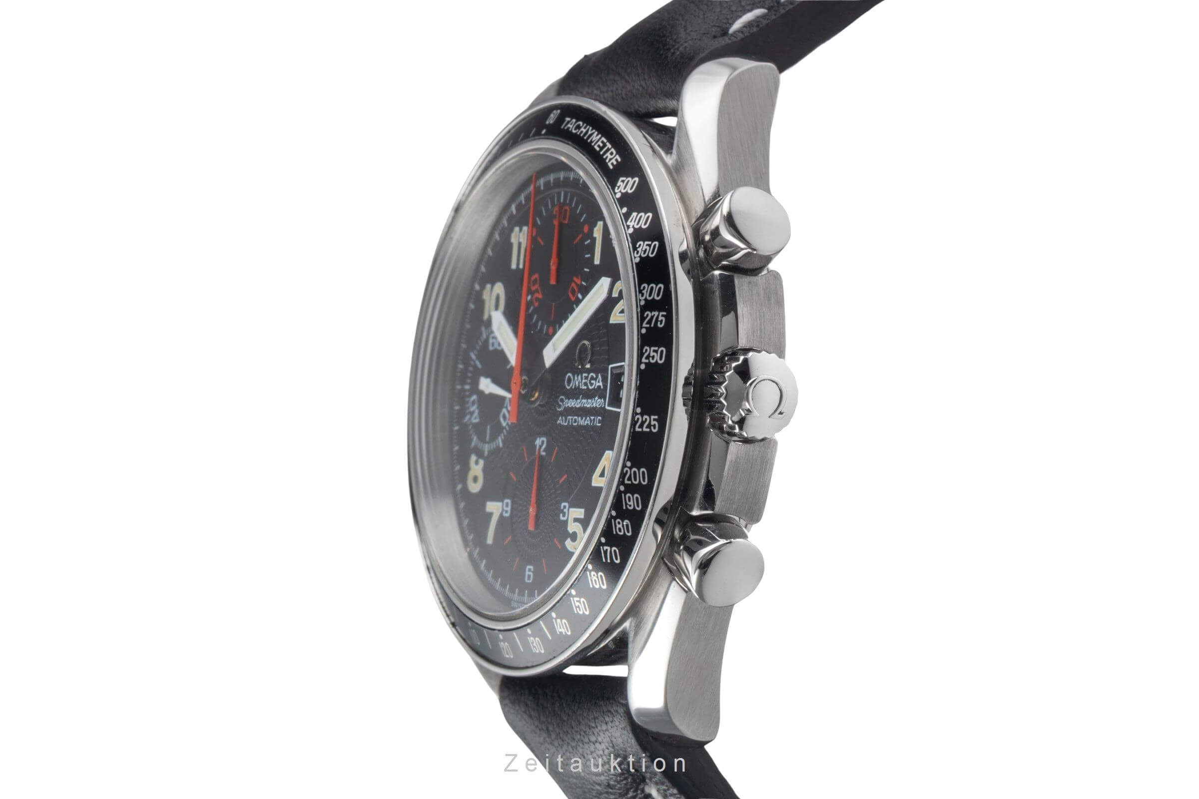 Omega Speedmaster chronographe acier automatique montre pour hommes 3813.53.00 LP: 5700EUR  [2500613]
