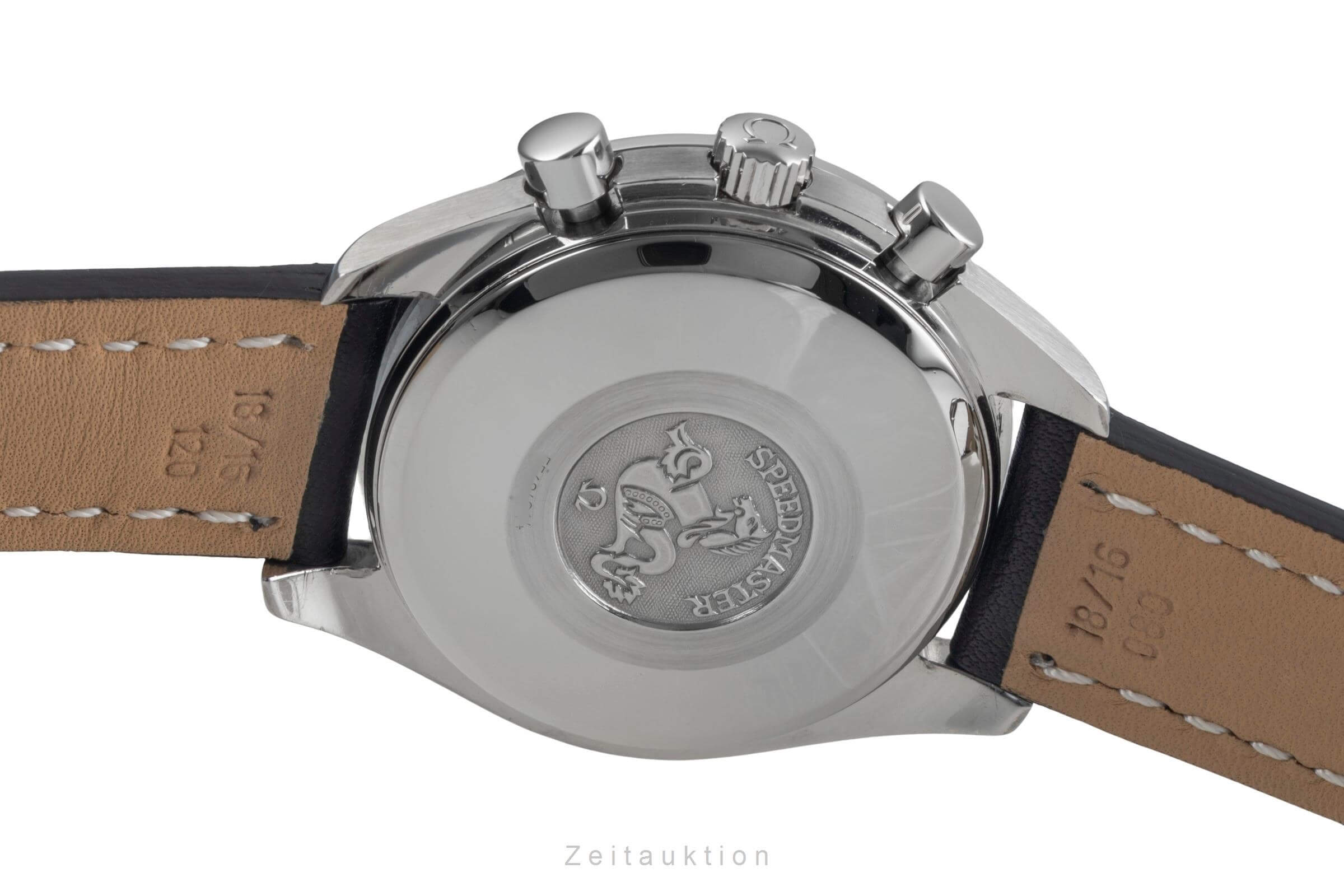 Omega Speedmaster chronographe acier automatique montre pour hommes 3813.53.00 LP: 5700EUR  [2500613]