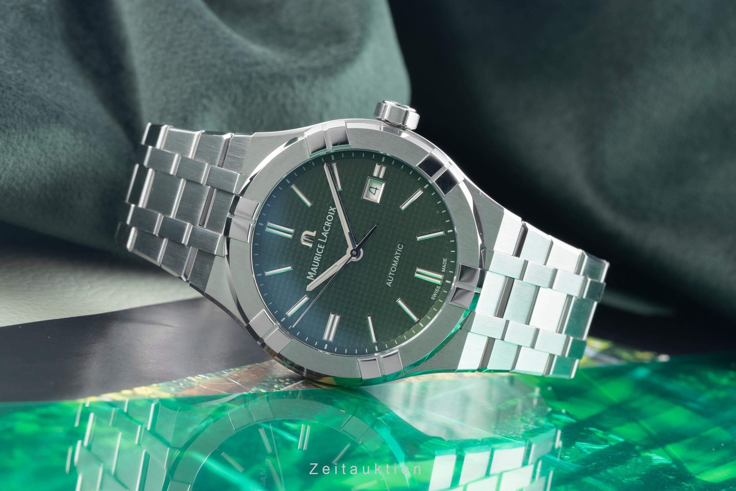 Maurice Lacroix Aikon acier automatique montre pour hommes AI6008-SS002-630  [2500622]