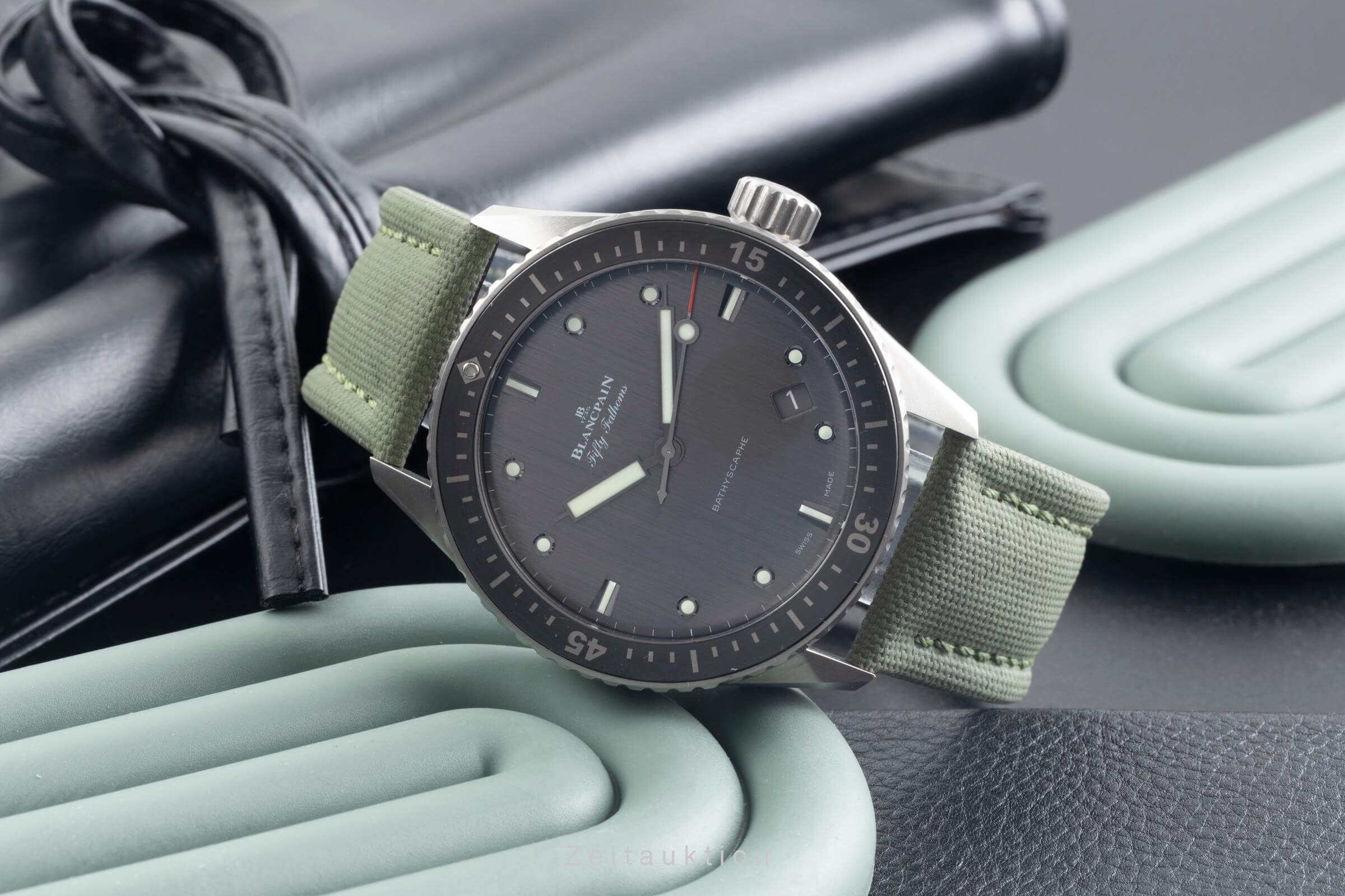 Blancpain Fifty Fathoms titanio automatismo orologio da uomo 5000-1210-G52A LP: 13300EUR  [2500642]