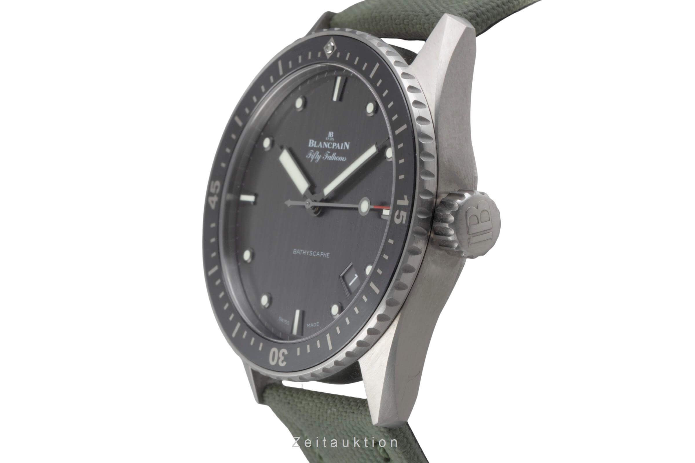 Blancpain Fifty Fathoms titanio automatismo orologio da uomo 5000-1210-G52A LP: 13300EUR  [2500642]