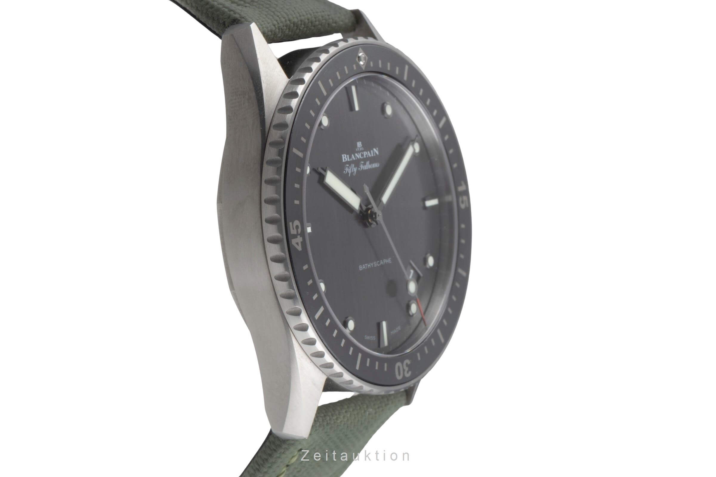 Blancpain Fifty Fathoms titanio automatismo orologio da uomo 5000-1210-G52A LP: 13300EUR  [2500642]