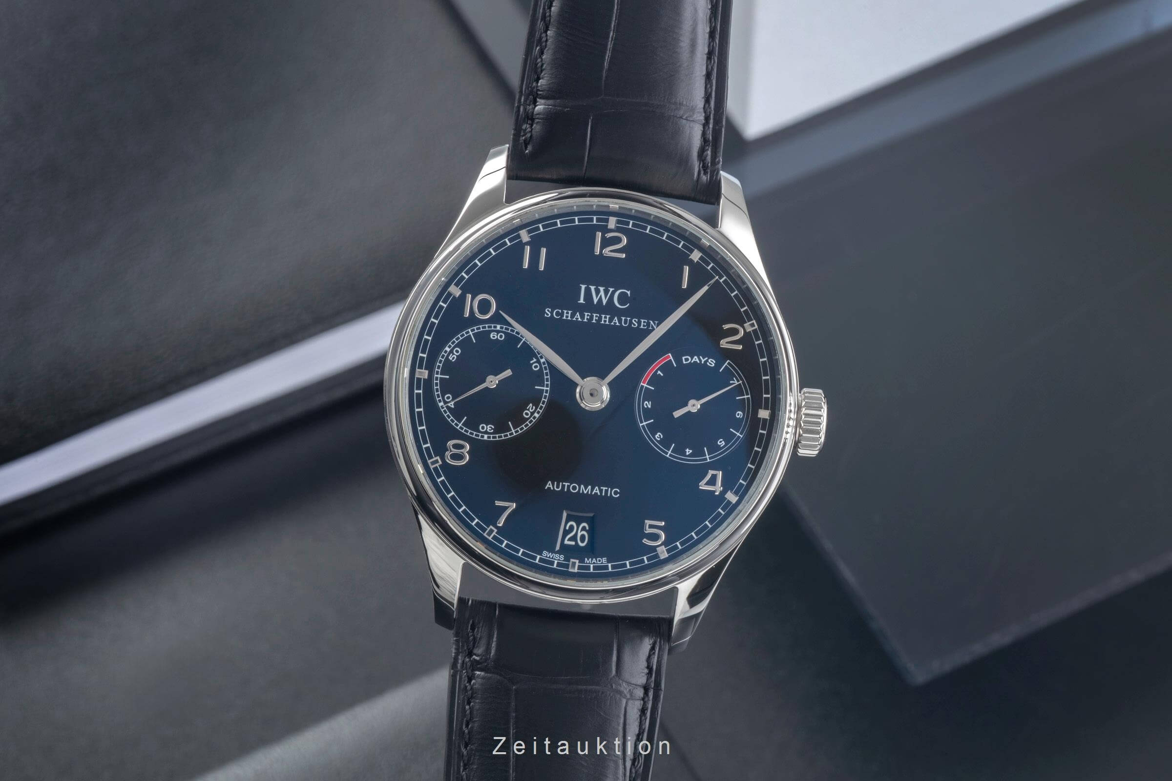 IWC Portugieser acero automático reloj para caballeros IW500109 LP: 14000EUR  [2500657]