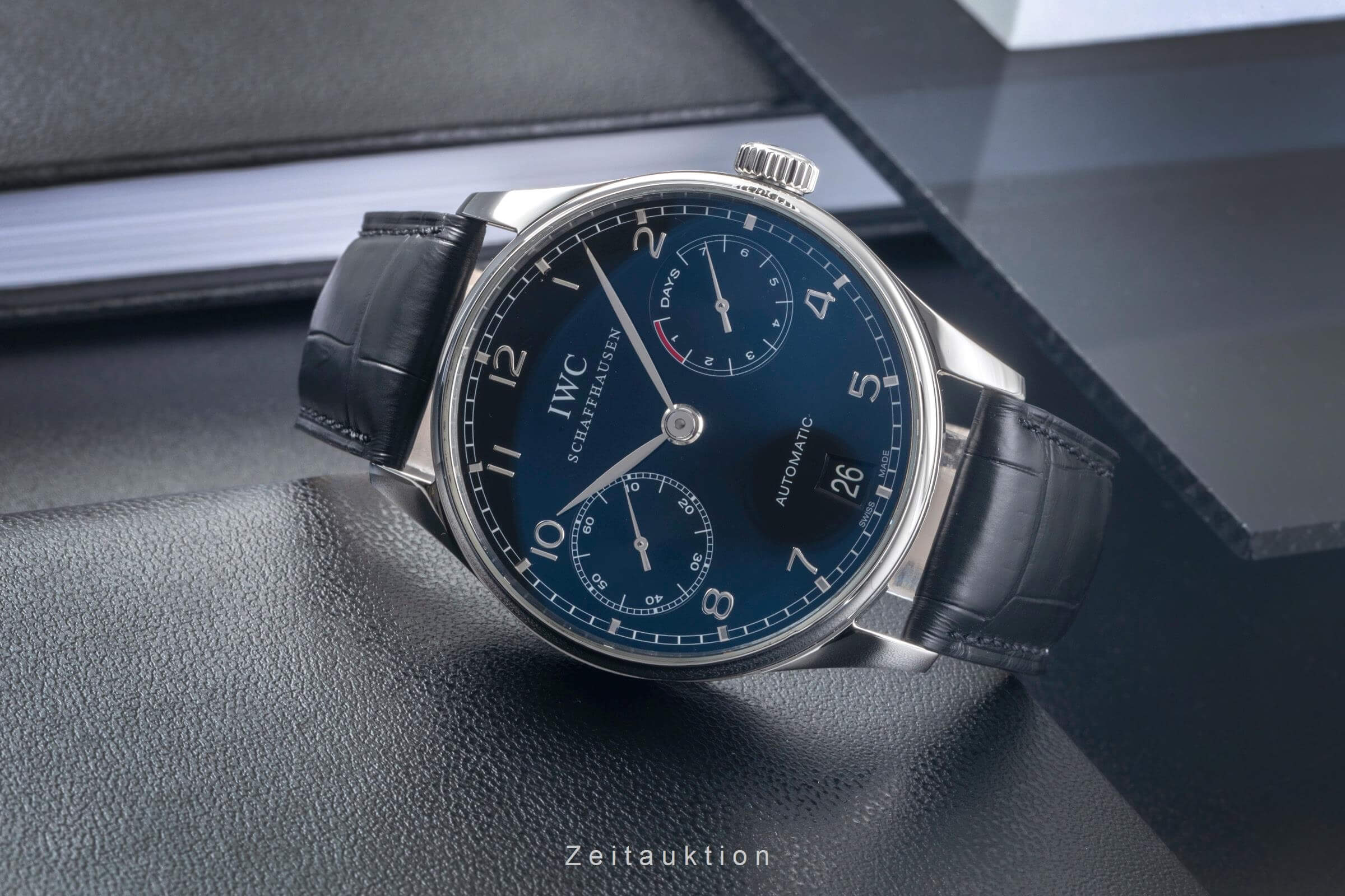 IWC Portugieser acero automático reloj para caballeros IW500109 LP: 14000EUR  [2500657]