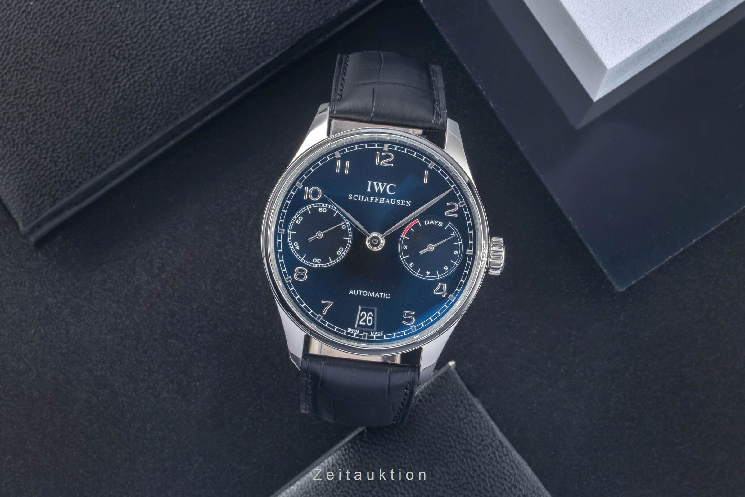 IWC Portugieser acero automático reloj para caballeros IW500109 LP: 14000EUR  [2500657]