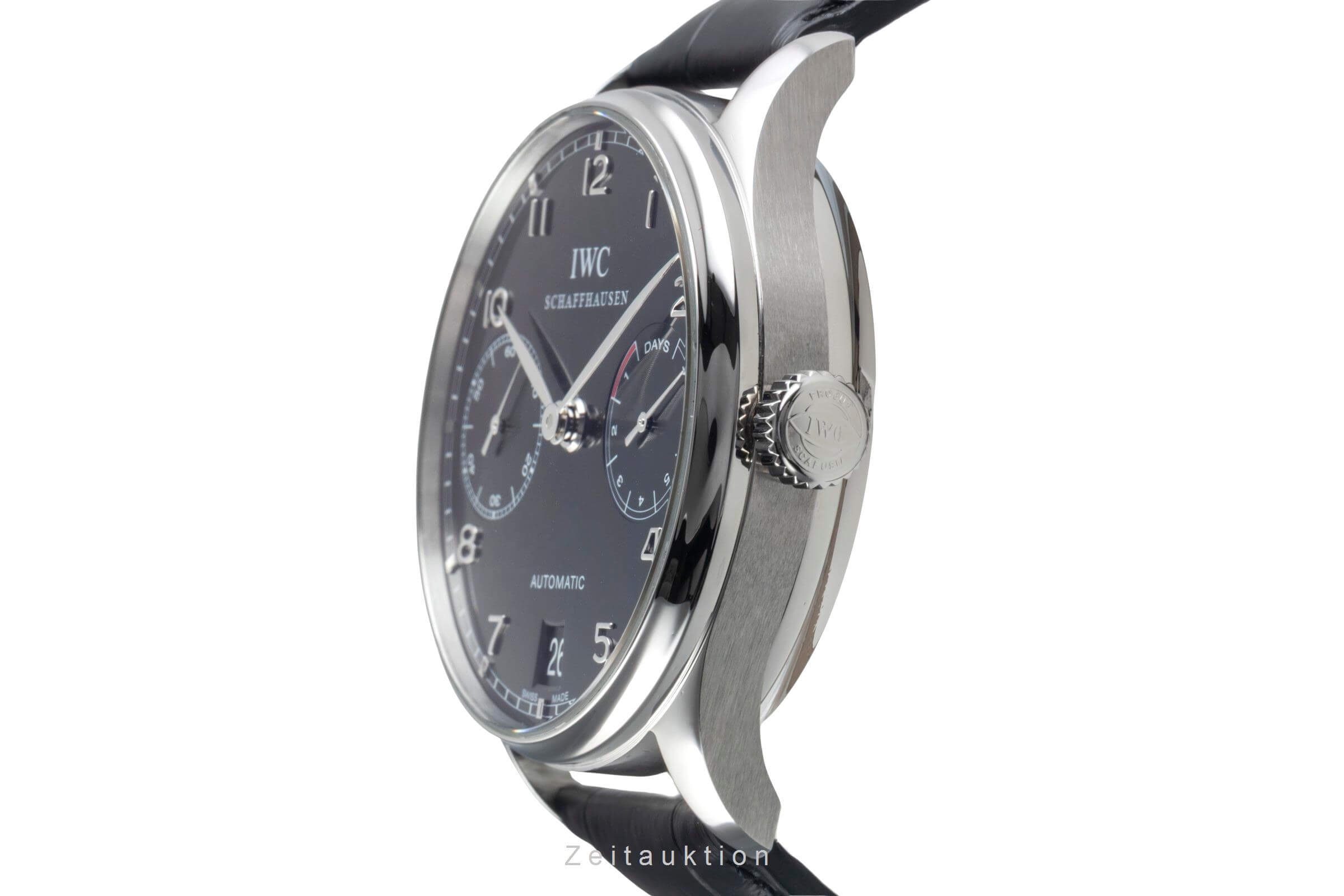 IWC Portugieser acero automático reloj para caballeros IW500109 LP: 14000EUR  [2500657]