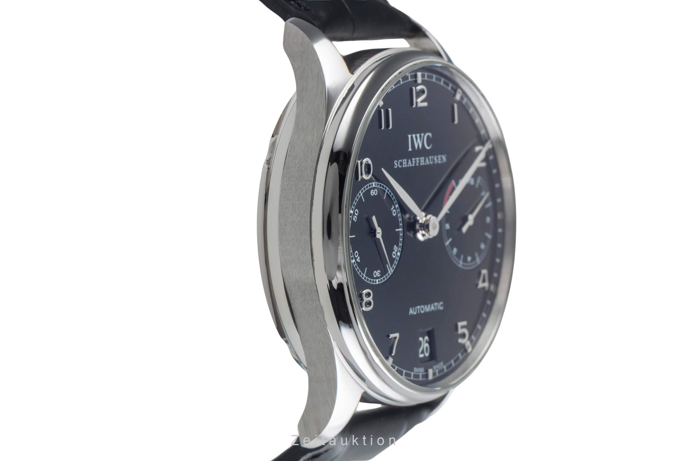 IWC Portugieser acero automático reloj para caballeros IW500109 LP: 14000EUR  [2500657]