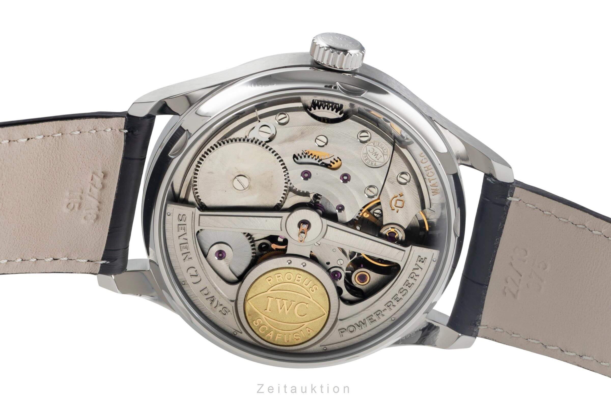 IWC Portugieser acero automático reloj para caballeros IW500109 LP: 14000EUR  [2500657]