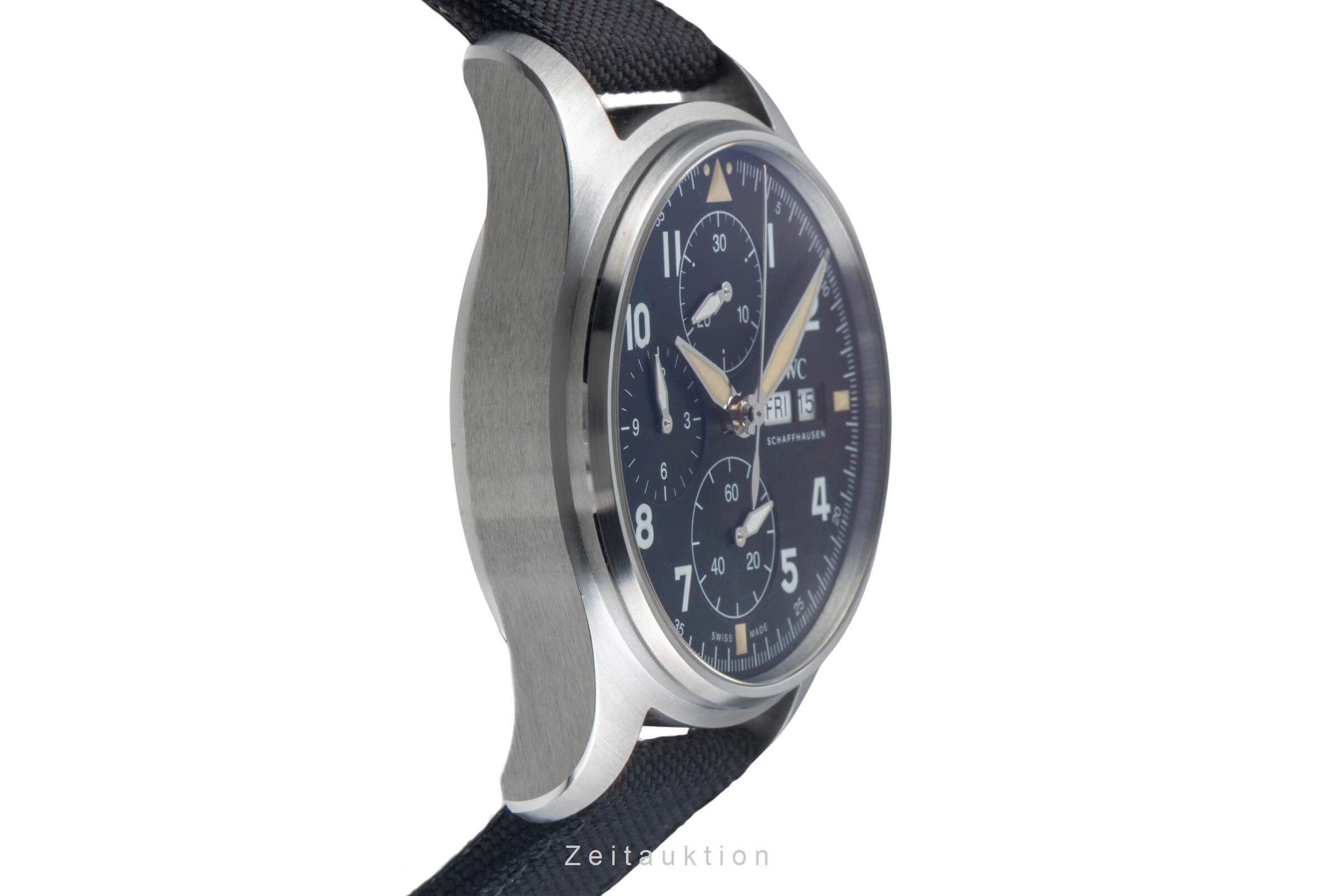 IWC Spitfire cronógrafo acero automático reloj para caballeros IW387901 LP: 7900EUR  [2500659]
