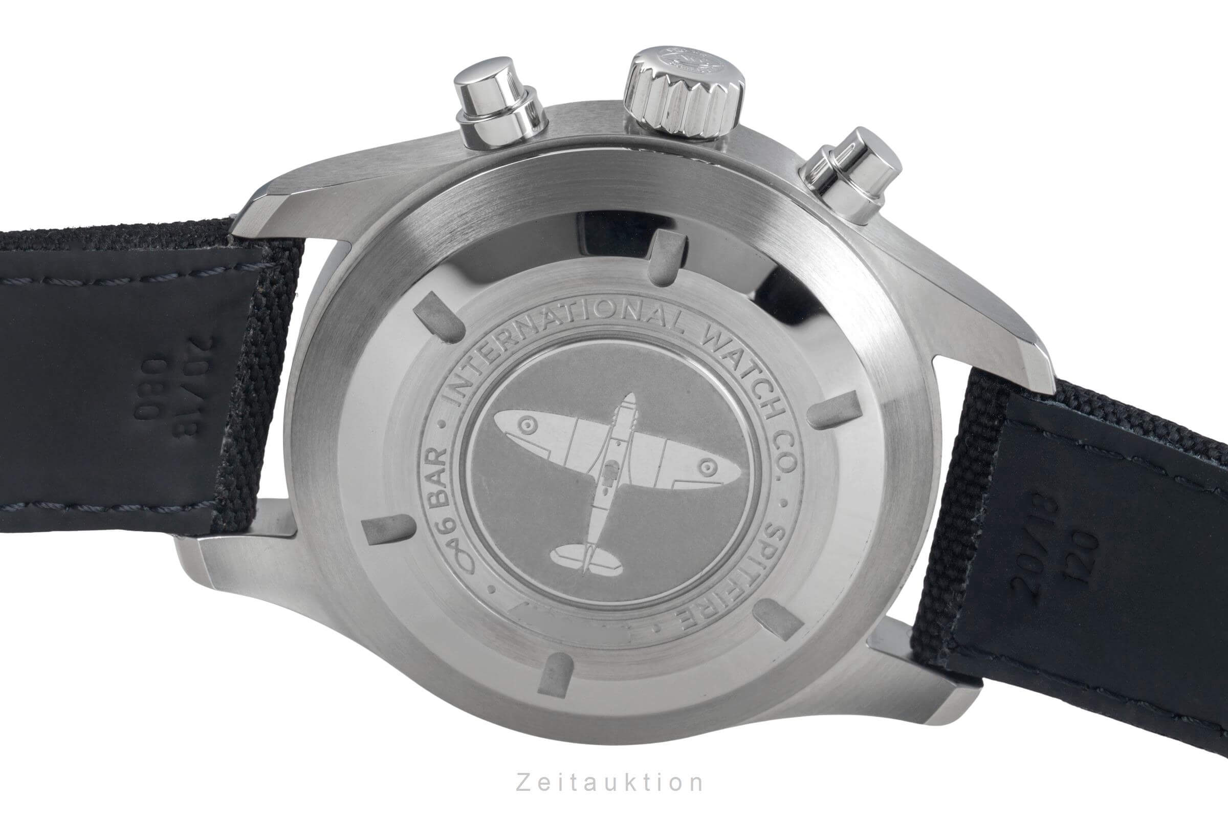 IWC Spitfire cronógrafo acero automático reloj para caballeros IW387901 LP: 7900EUR  [2500659]