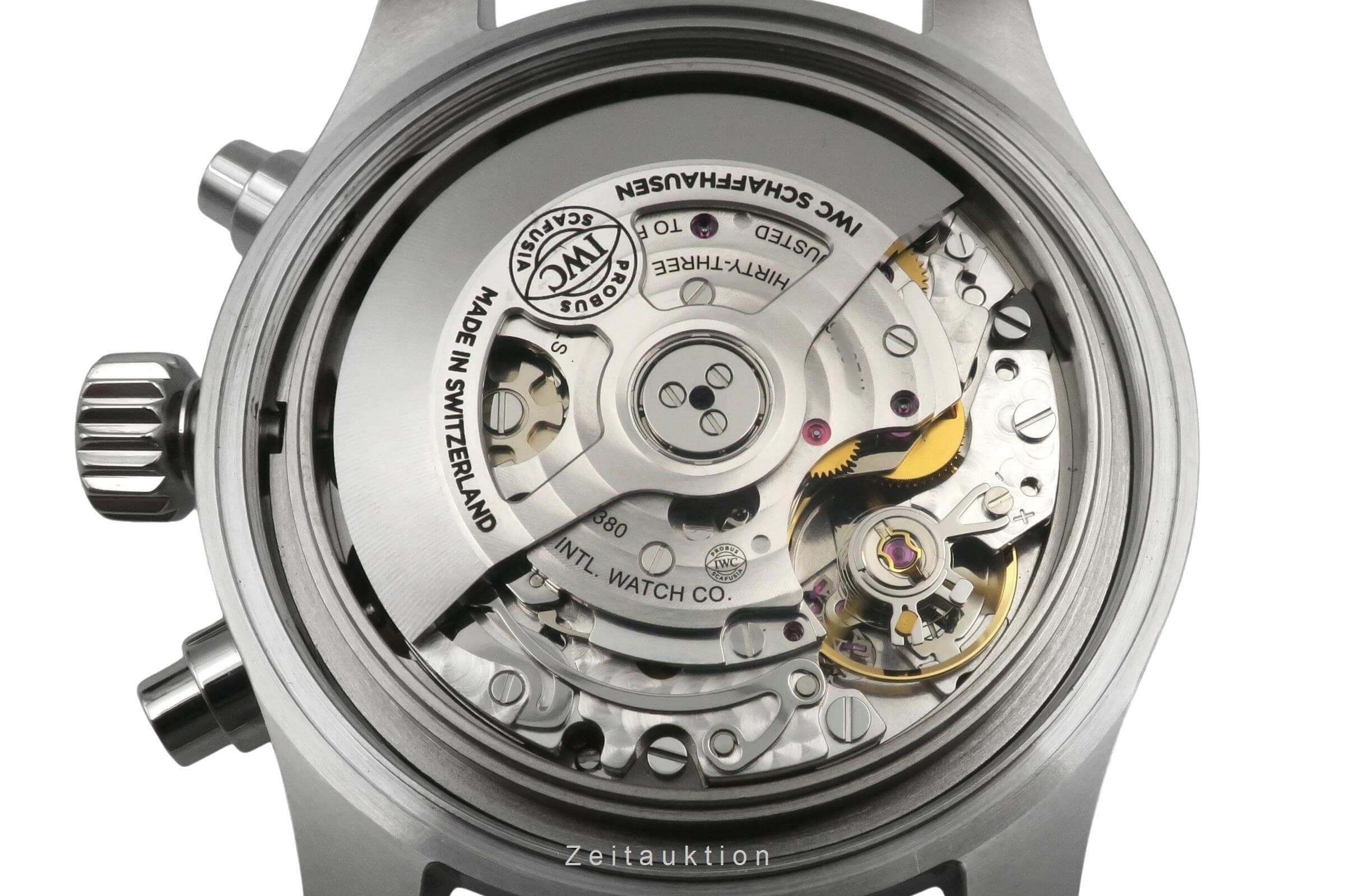 IWC Spitfire cronógrafo acero automático reloj para caballeros IW387901 LP: 7900EUR  [2500659]