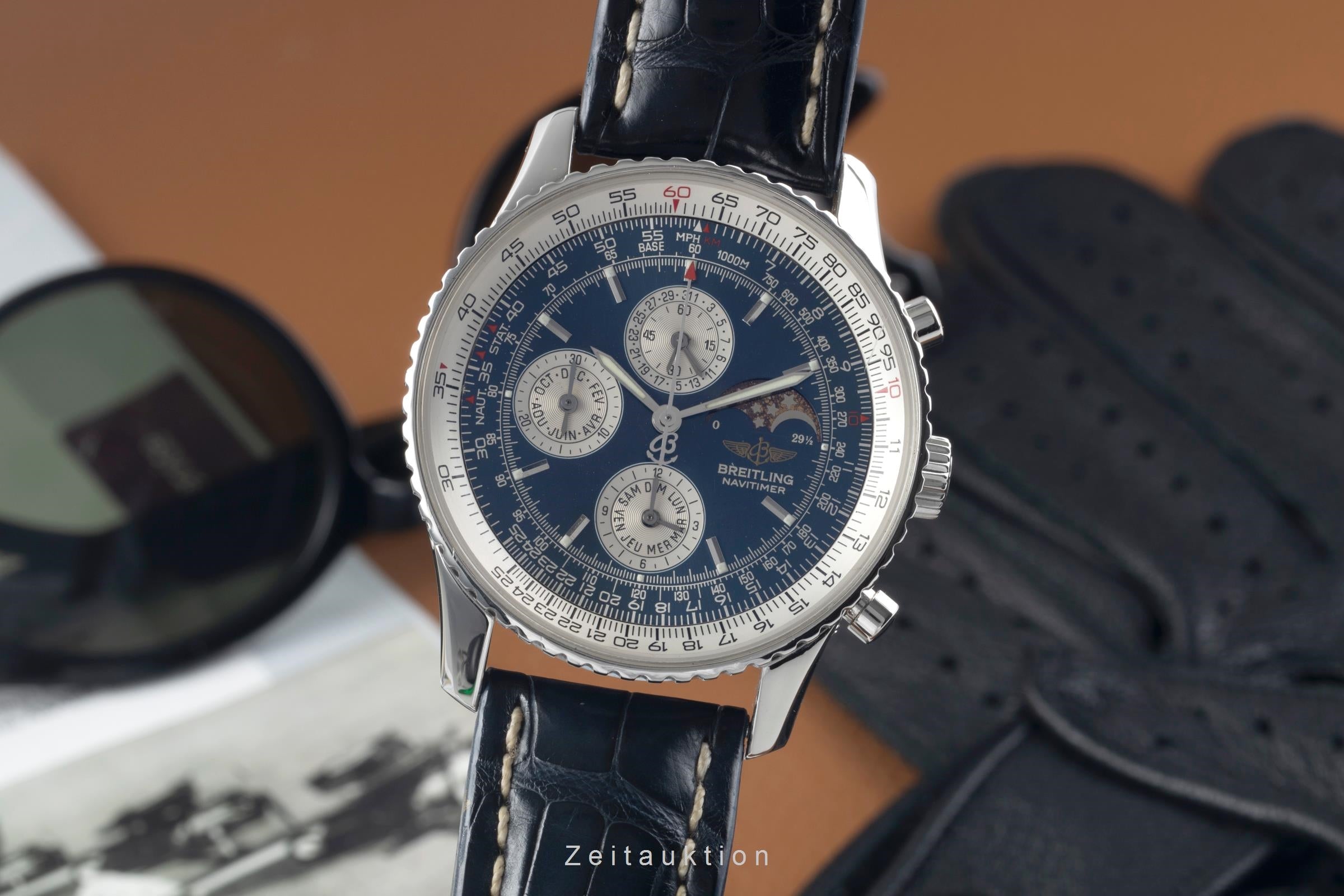 Breitling Navitimer chronograph steel automatic men's watch A19340  [2500672]