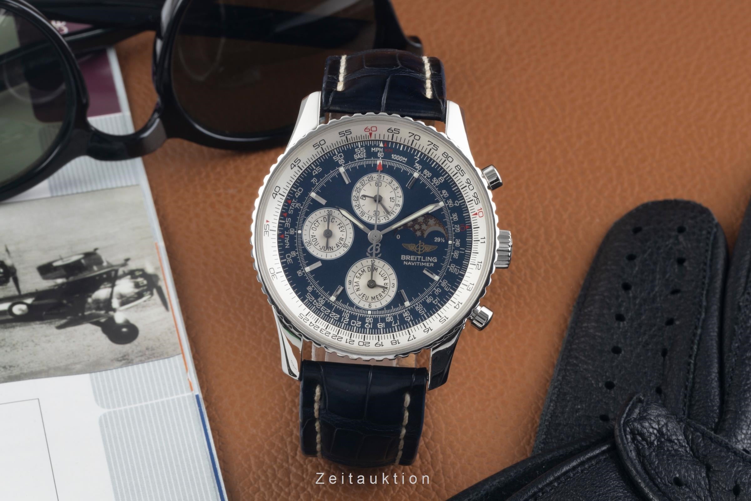 Breitling Navitimer chronograph steel automatic men's watch A19340  [2500672]